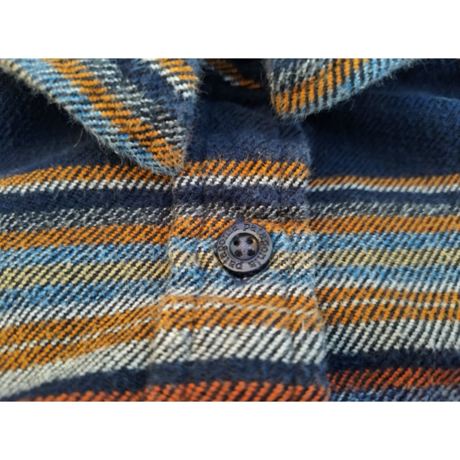 Patagonia Patagonia Fjord Flannel Shirt Gaucho Stripe Navy Long Sleeve Women’s Size 6 Size M / US 6-8 / IT 42-44 - 7 Thumbnail