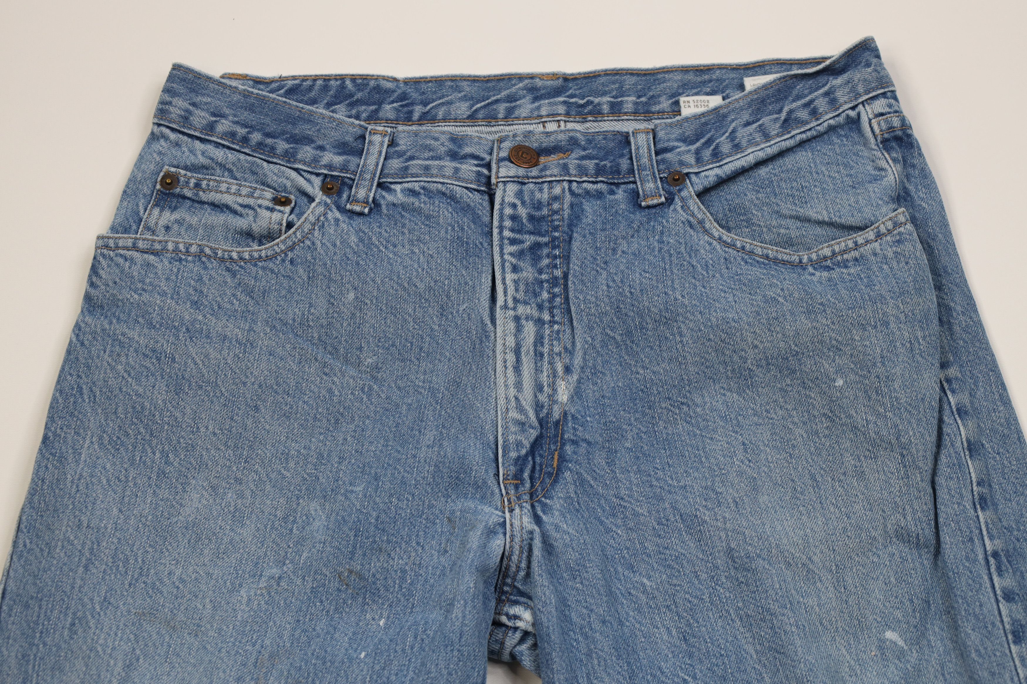 Vintage Vintage 90s Streetwear Straight Leg Denim Jeans Blue USA Size US 32 / EU 48 - 2 Thumbnail