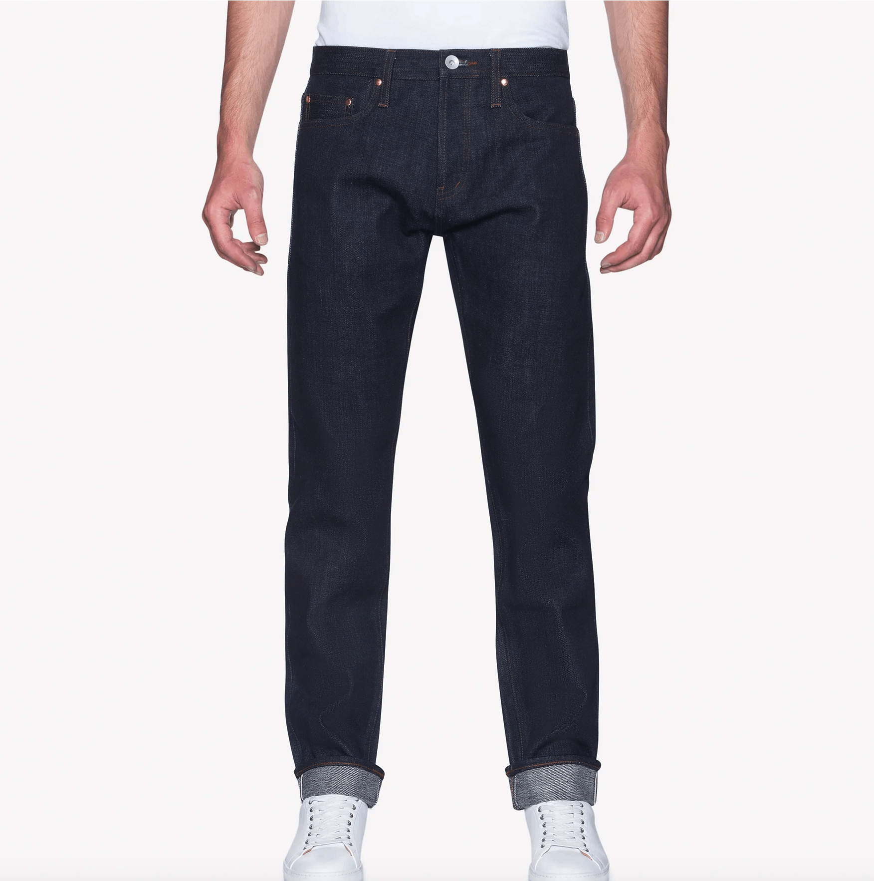 The Unbranded Brand UB221 Tapered Fit 21oz Indigo Selvedge Size US 32 / EU 48 - 10 Thumbnail