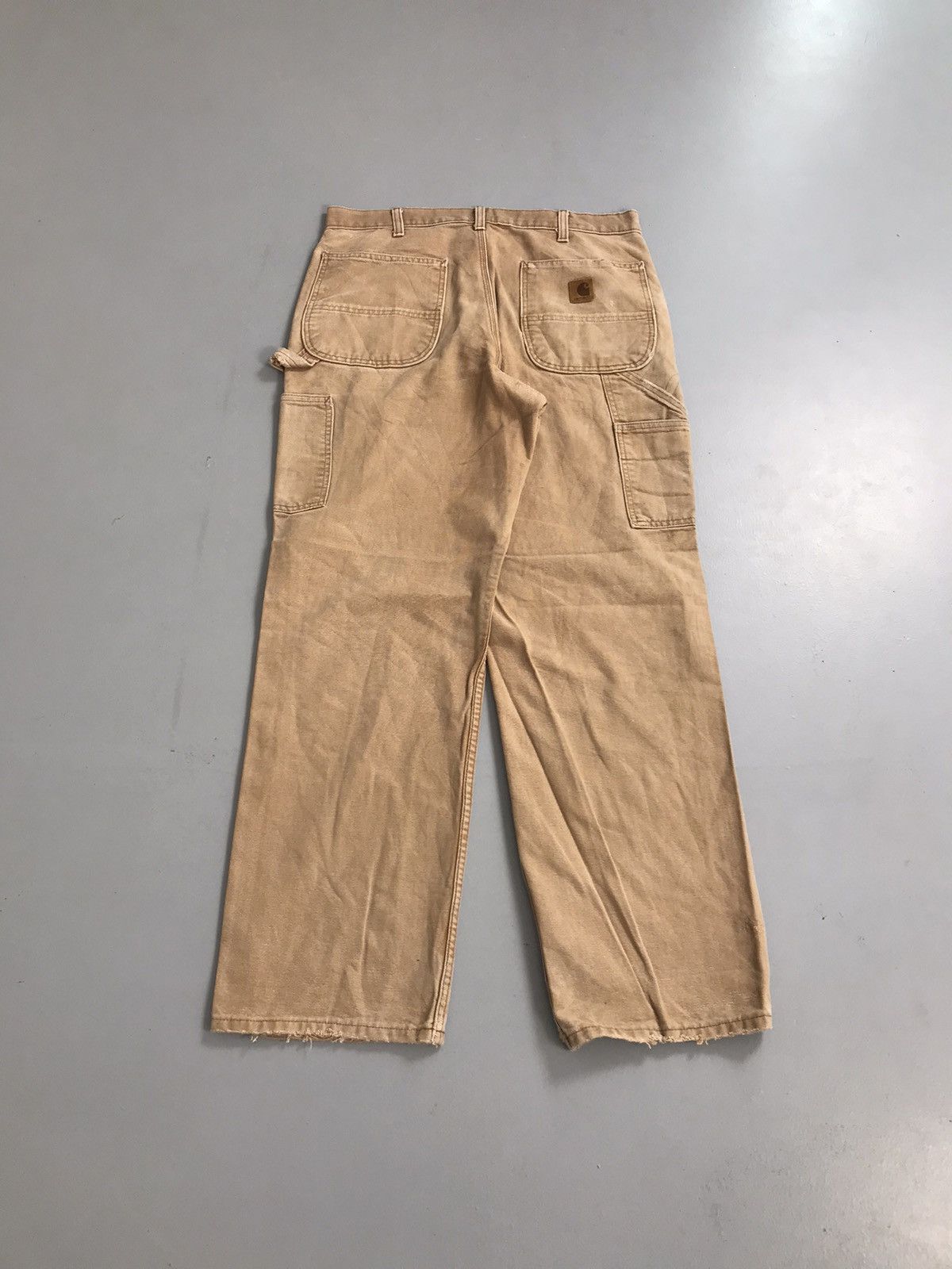 Carhartt Vintage Carhartt B11 BRN carpenter workwear denim Size US 34 / EU 50 - 2 Thumbnail