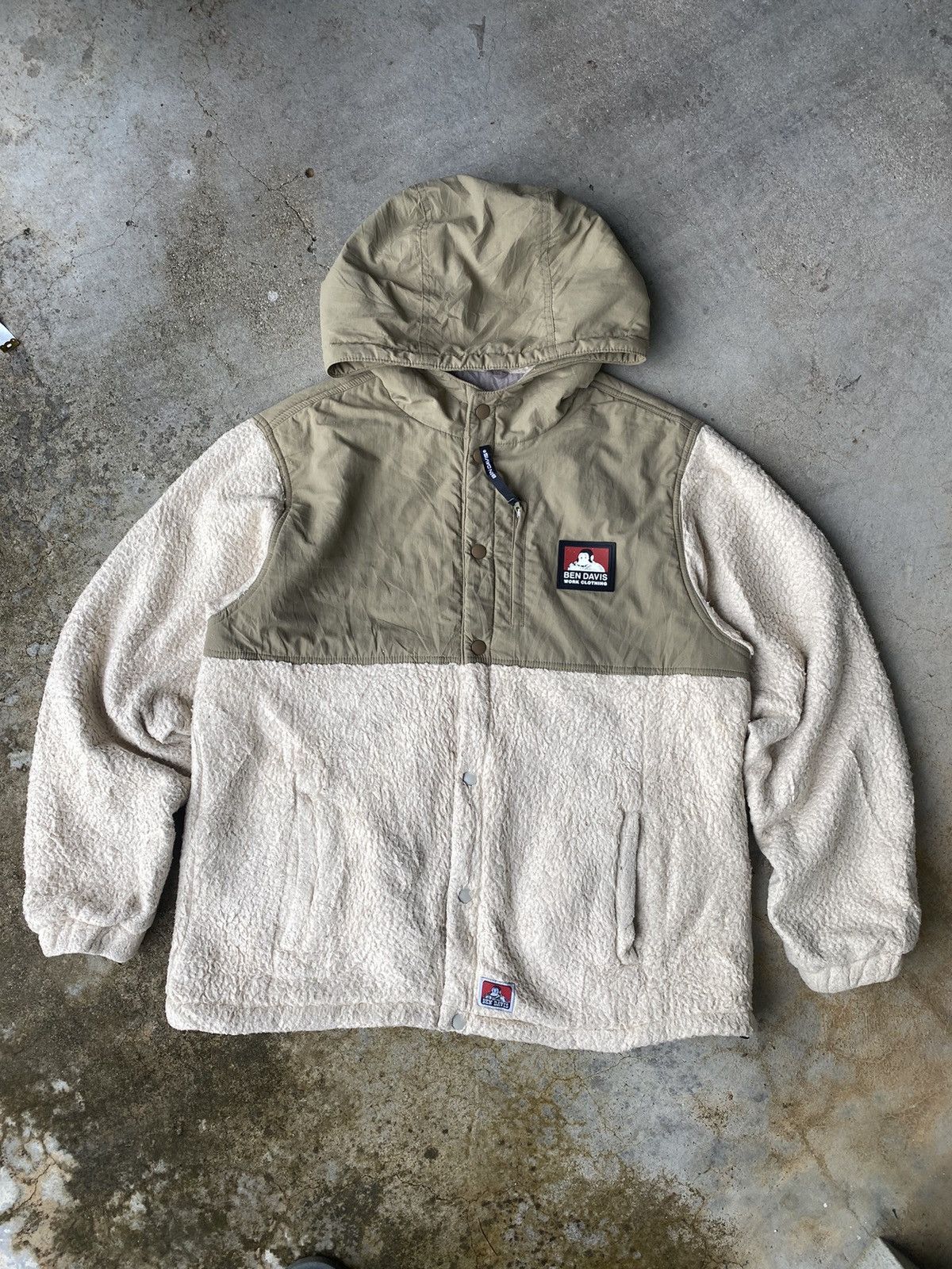 Ben Davis Vintage Y2K Ben Davis Sherpa Jacket Size US L / EU 52-54 / 3 - 1 Thumbnail