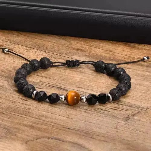 Jewelry 10mm Tiger Eye Stone Bracelets Size ONE SIZE - 3 Thumbnail