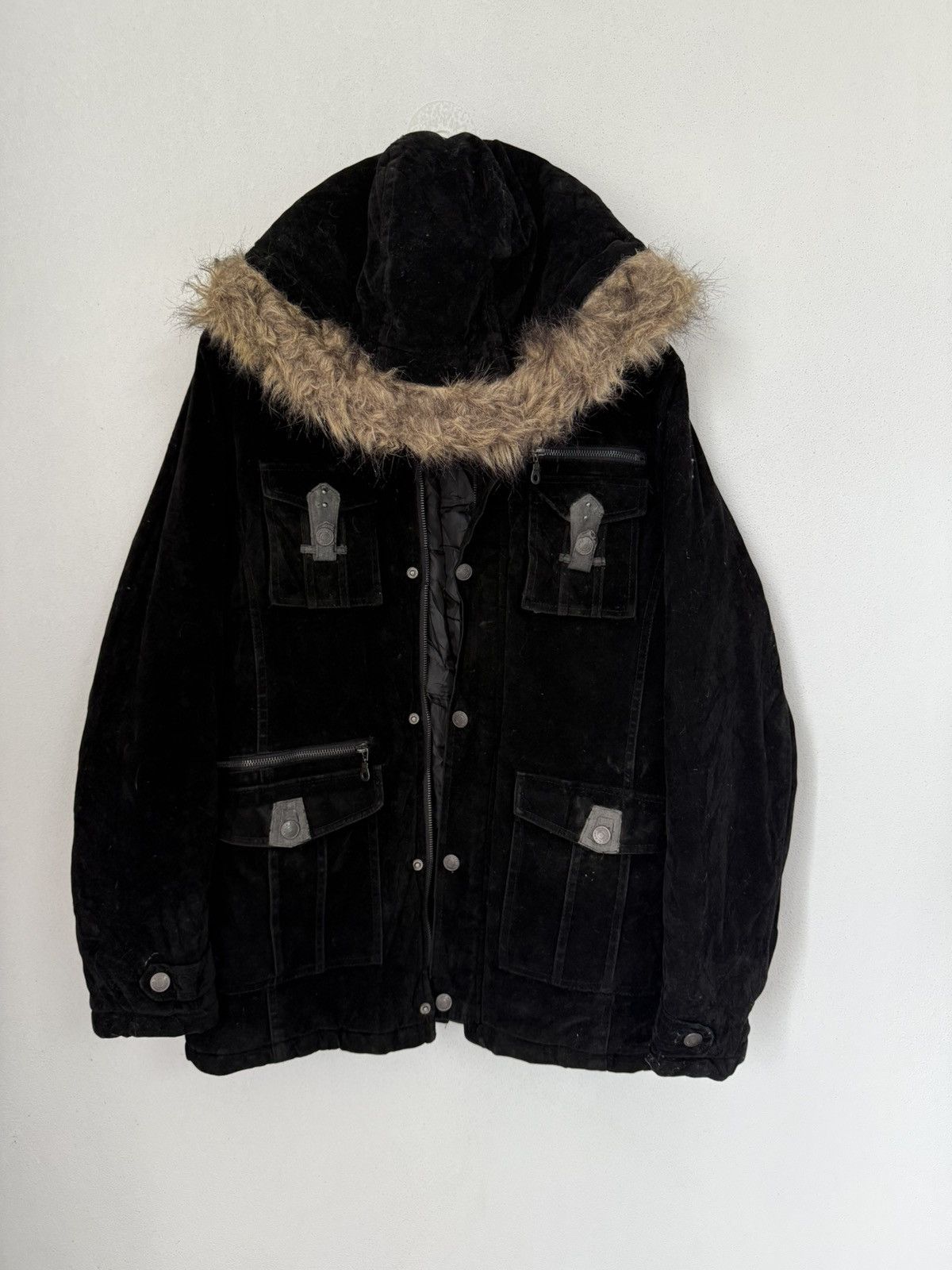 In The Attic In The Attic Growth Velvet Fur Jacket | Grailed