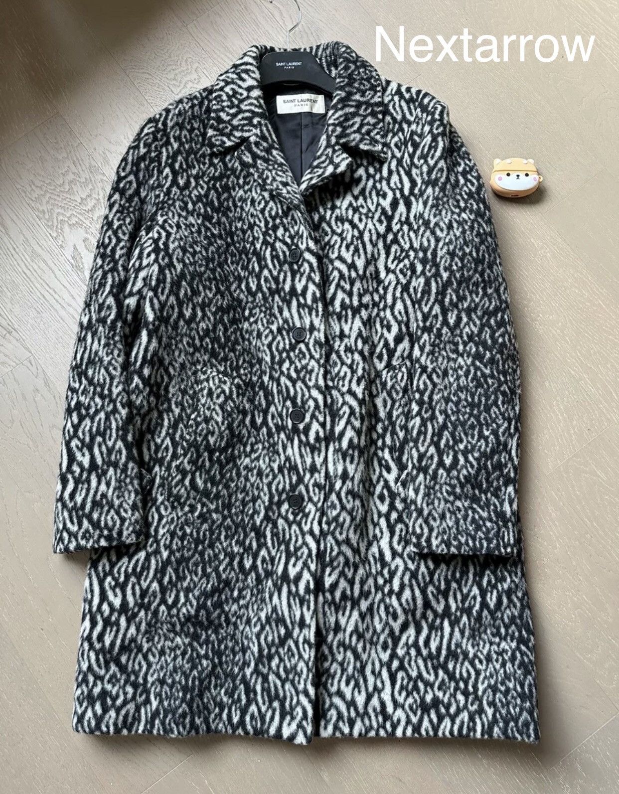 Saint Laurent Paris × Yves Saint Laurent Saint laurent slp black and white leopard cashmere coat Size US M / EU 48-50 / 2 - 1 Thumbnail