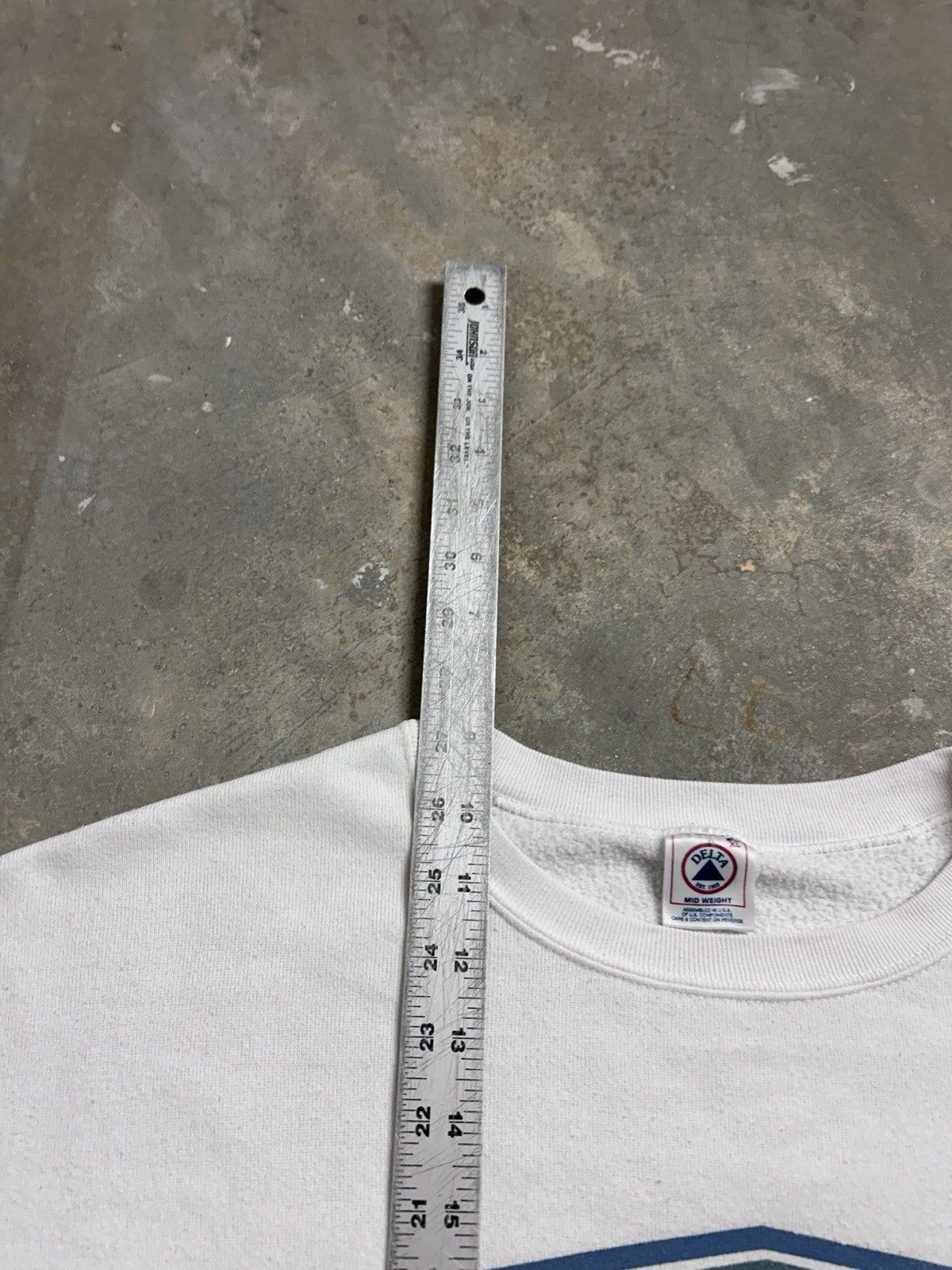 Vintage Vintage 90’s Milwaukee Denim.Co Pullover Sweatshirt Size XL Size US XL / EU 56 / 4 - 4 Thumbnail