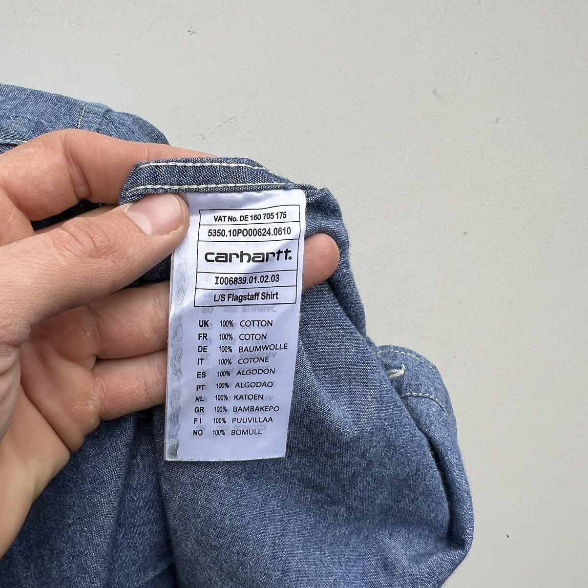 Carhartt × Vintage Carhartt vintage shirt Size US L / EU 52-54 / 3 - 4 Thumbnail