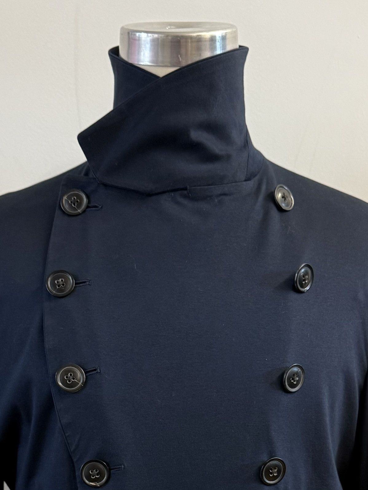 Paul Smith Paul Smith Mainline Navy Double-Breasted cropped Peacoat-XL Size US XL / EU 56 / 4 - 6 Thumbnail