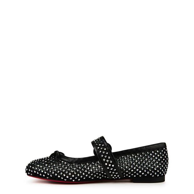 Christian Louboutin Mamastrapitina Ballerinas Size US 7.5 / IT 37.5 - 3 Thumbnail