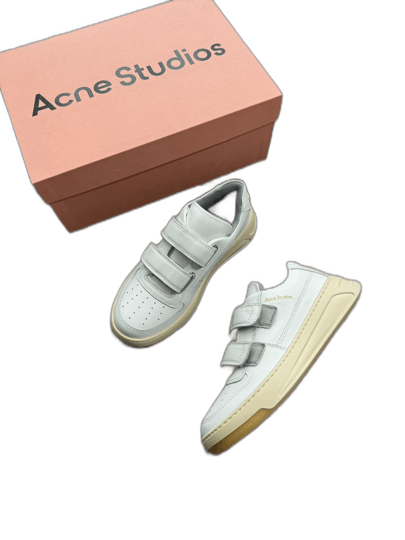 Acne Studios Velcro White Sneakers Size 35-yf