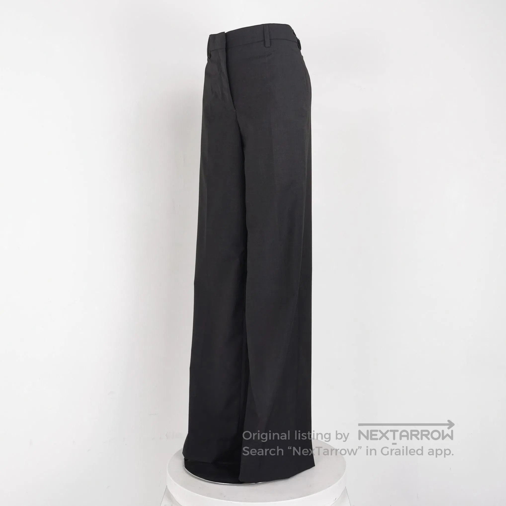 Prada Prada Wool Solid Color Wide. Size 37" - 2 Thumbnail