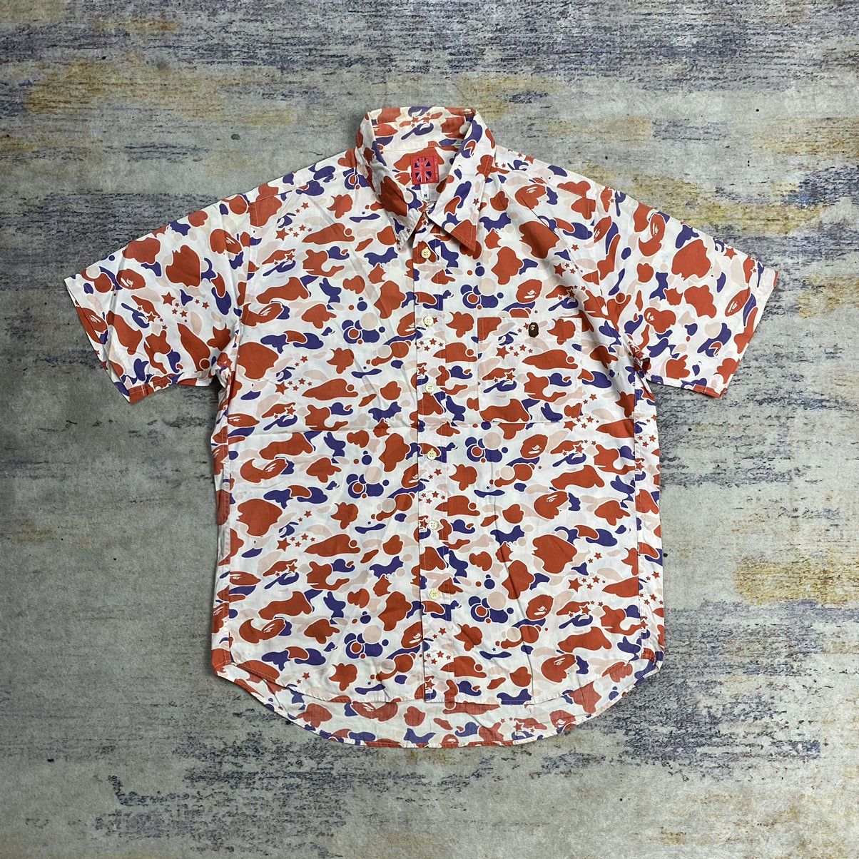 Bape × Nigo vintage 2000s Bape all over print button shirt Size US M / EU 48-50 / 2 - 1 Thumbnail