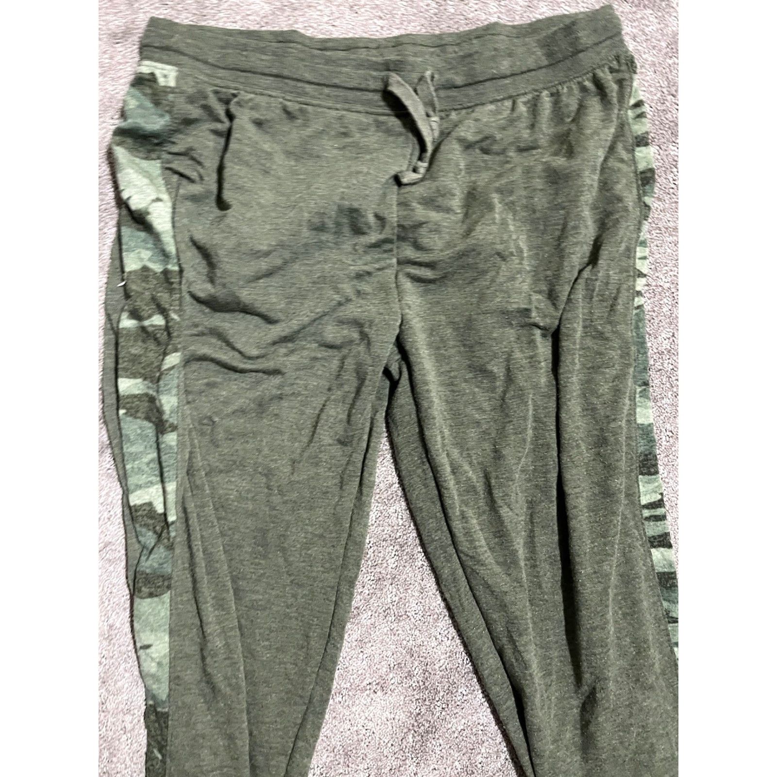 Splendid Splendid Women's Jogger Pants Green Camo Camouflage Sides Medium Size 32" / US 10 / IT 46 - 2 Thumbnail