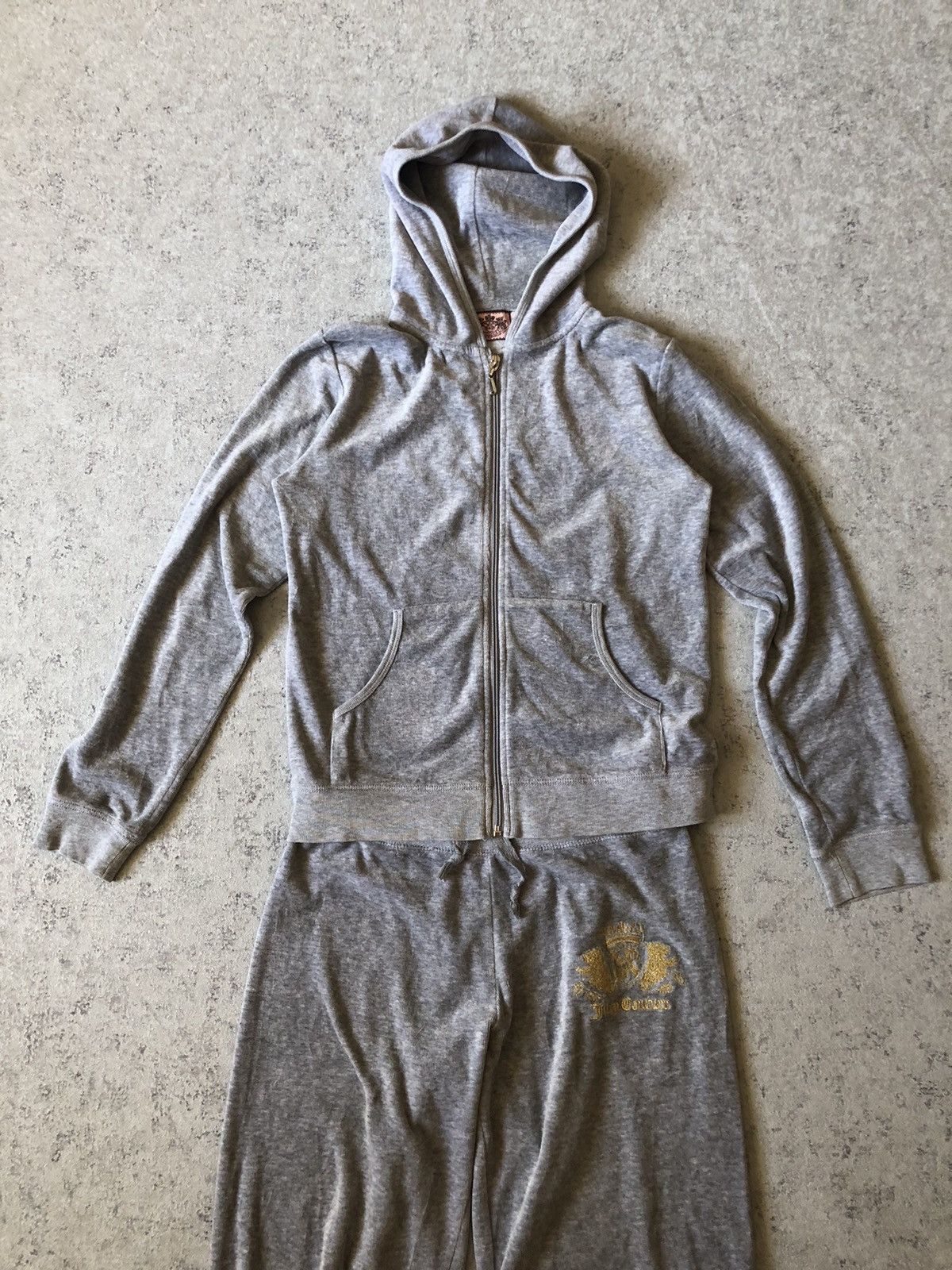 Gray vintage store juicy tracksuits