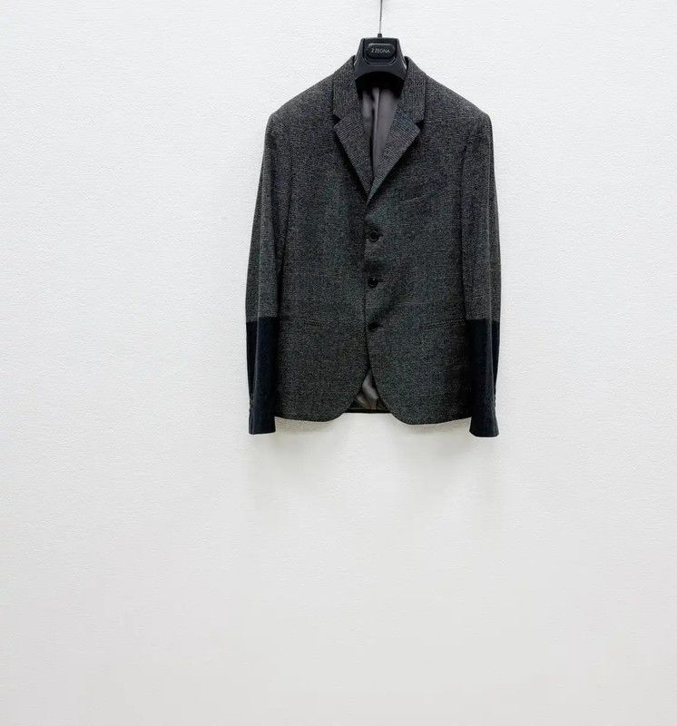 Neil Barrett NeIL BarreTT Gray Wool Blend Long Sleeve Jacket 0089 Size US M / EU 48-50 / 2 - 1 Thumbnail