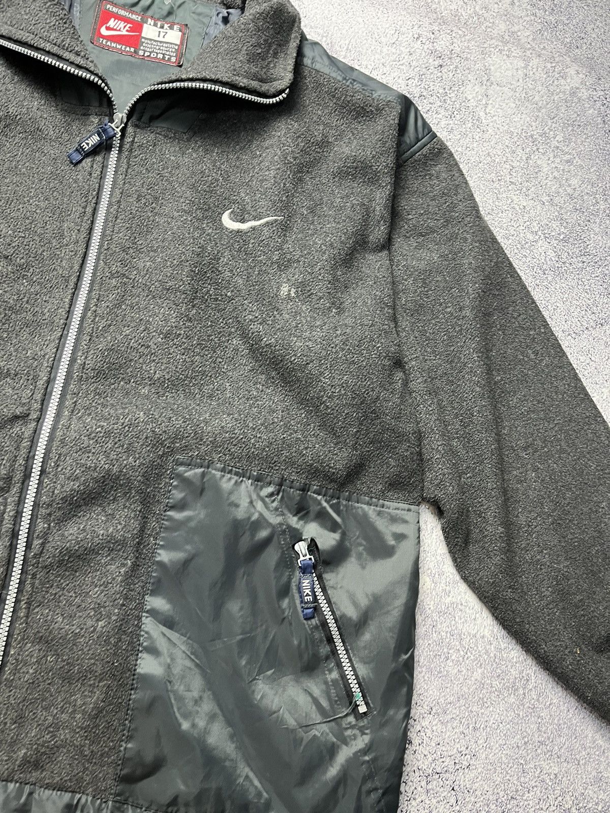 Nike Vintage Nike Zoom Fleece Jacket Baggy styles 90's Y2K Size US XXL / EU 58 / 5 - 17 Thumbnail