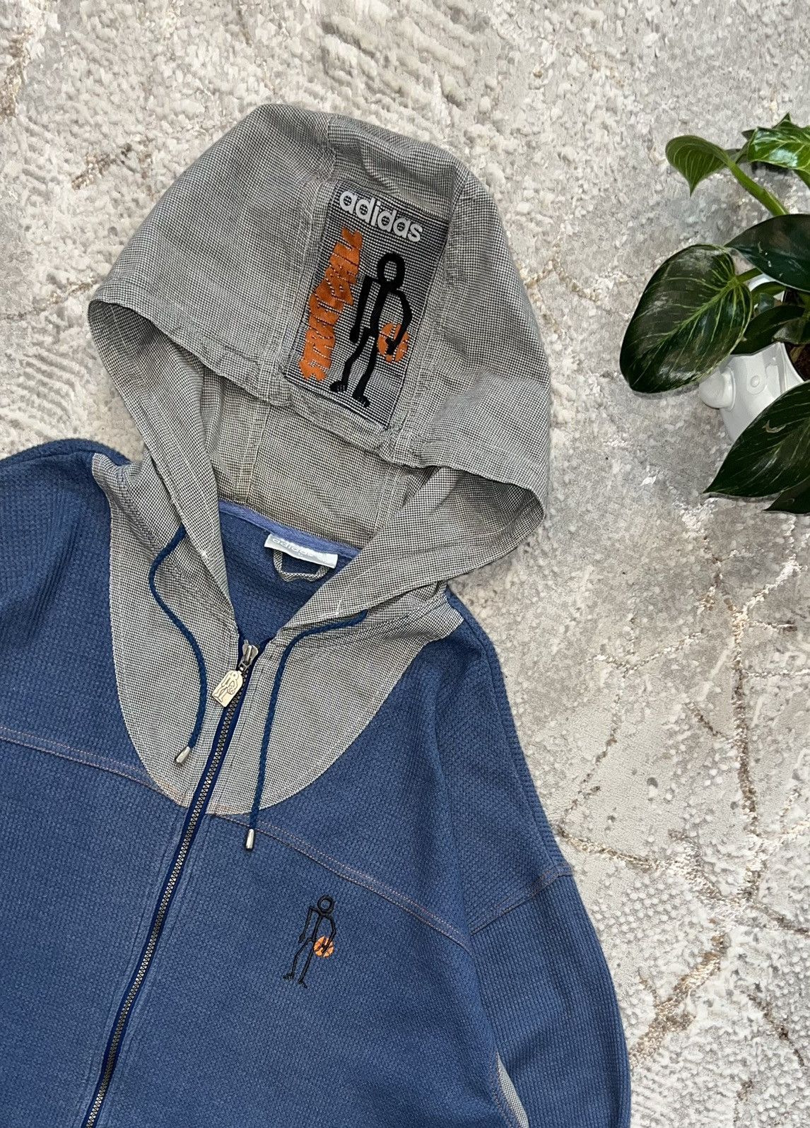 Adidas × Vintage ADIDAS STREETBALL VINTAGE 90S ZIP HOODIE Y2K SWEATSHIRT Size US L / EU 52-54 / 3 - 3 Thumbnail