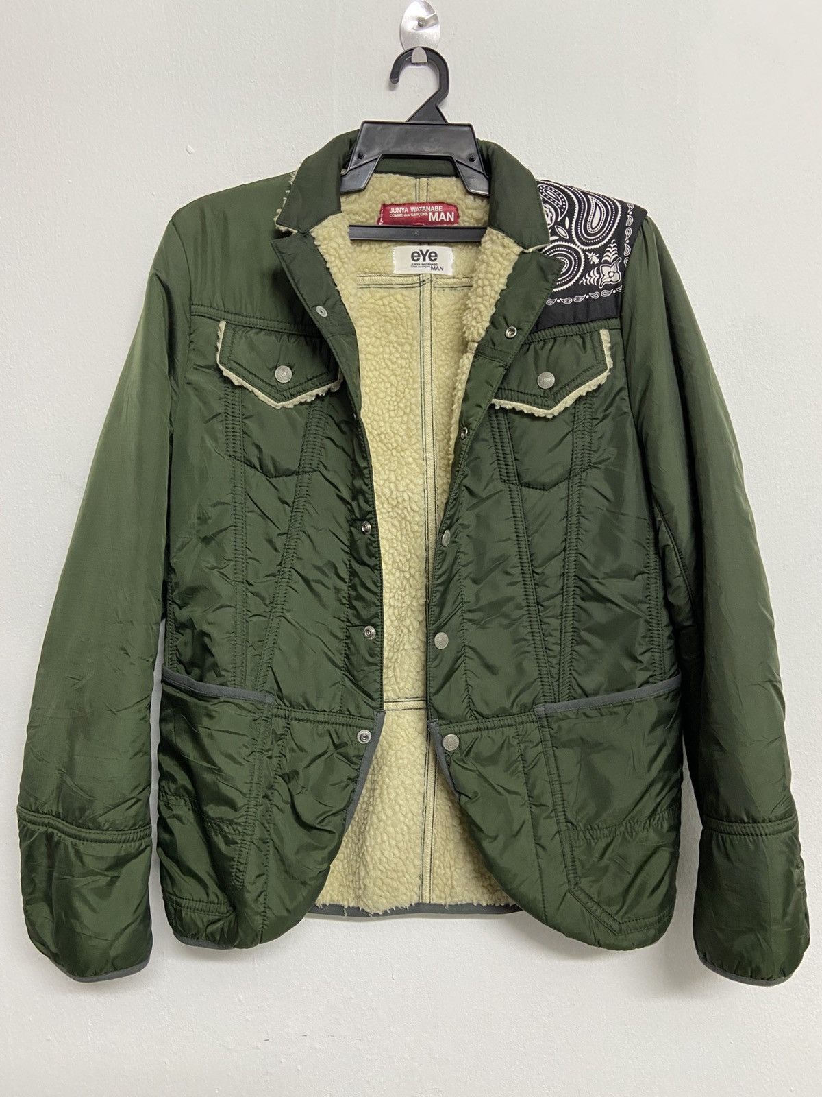 Comme des Garcons Junya Watanabe x Levis AD2008 Quilted Trucker Jacket Size US S / EU 44-46 / 1 - 9 Thumbnail