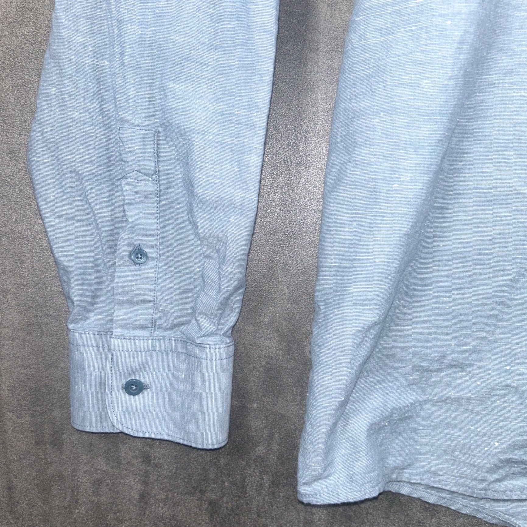 TravisMathew Travis Mathew Shirt Mens 2XL Blue Button Up Casual Long Sleeve Pockets Size US XXL / EU 58 / 5 - 5 Thumbnail