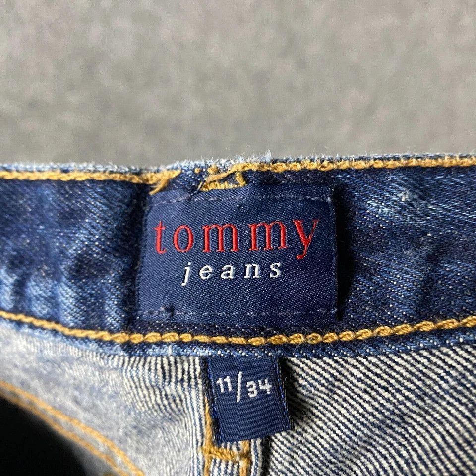 Tommy Hilfiger Tommy Jeans Women's 11/34 Denim Adults Mid Rise Distressed Size 32" / US 10 / IT 46 - 9 Thumbnail
