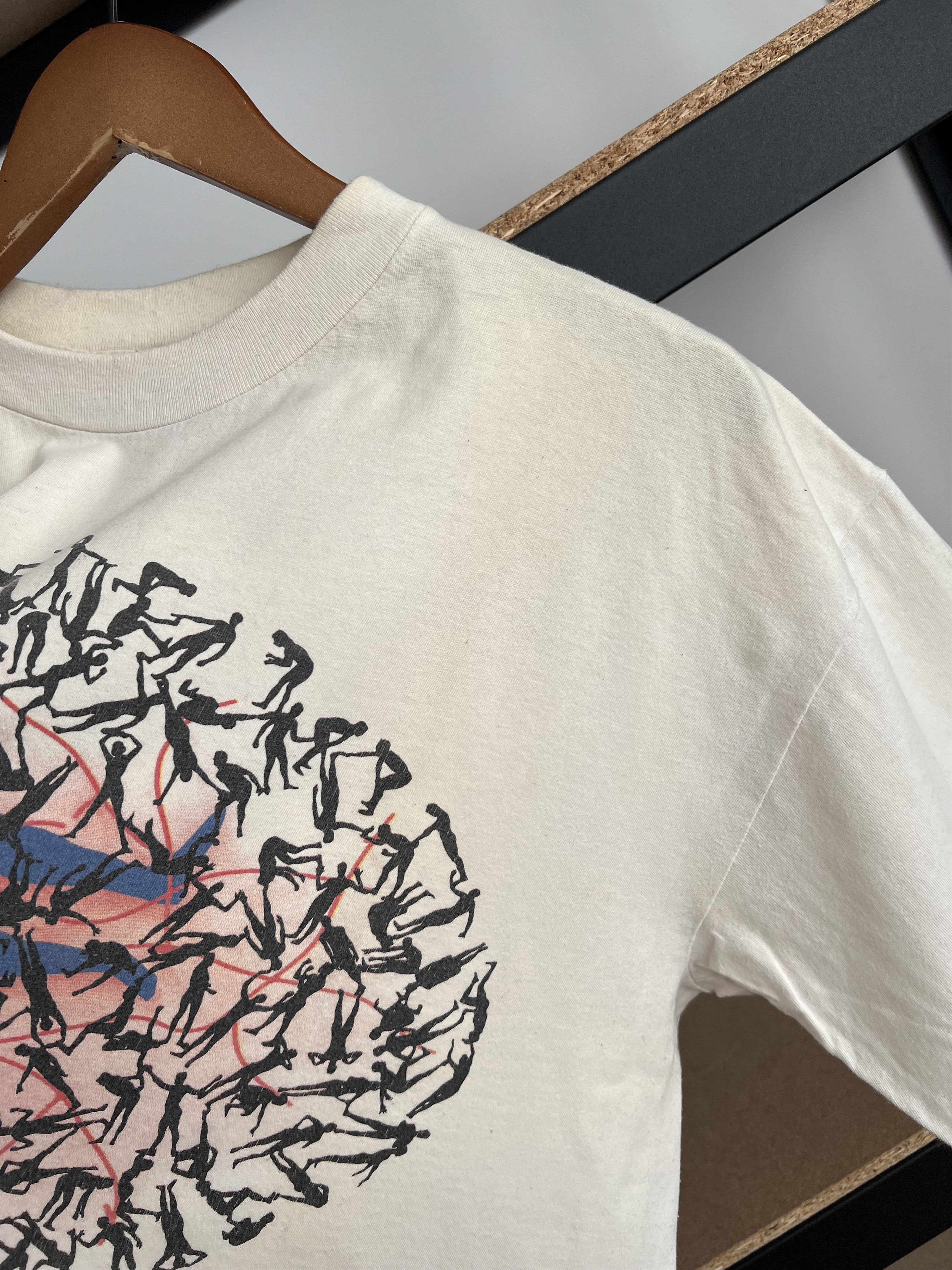 Band Tees Vintage 1992 Peter Gabriel Blood of Eden Art White T-shirt Size US XL / EU 56 / 4 - 11 Thumbnail