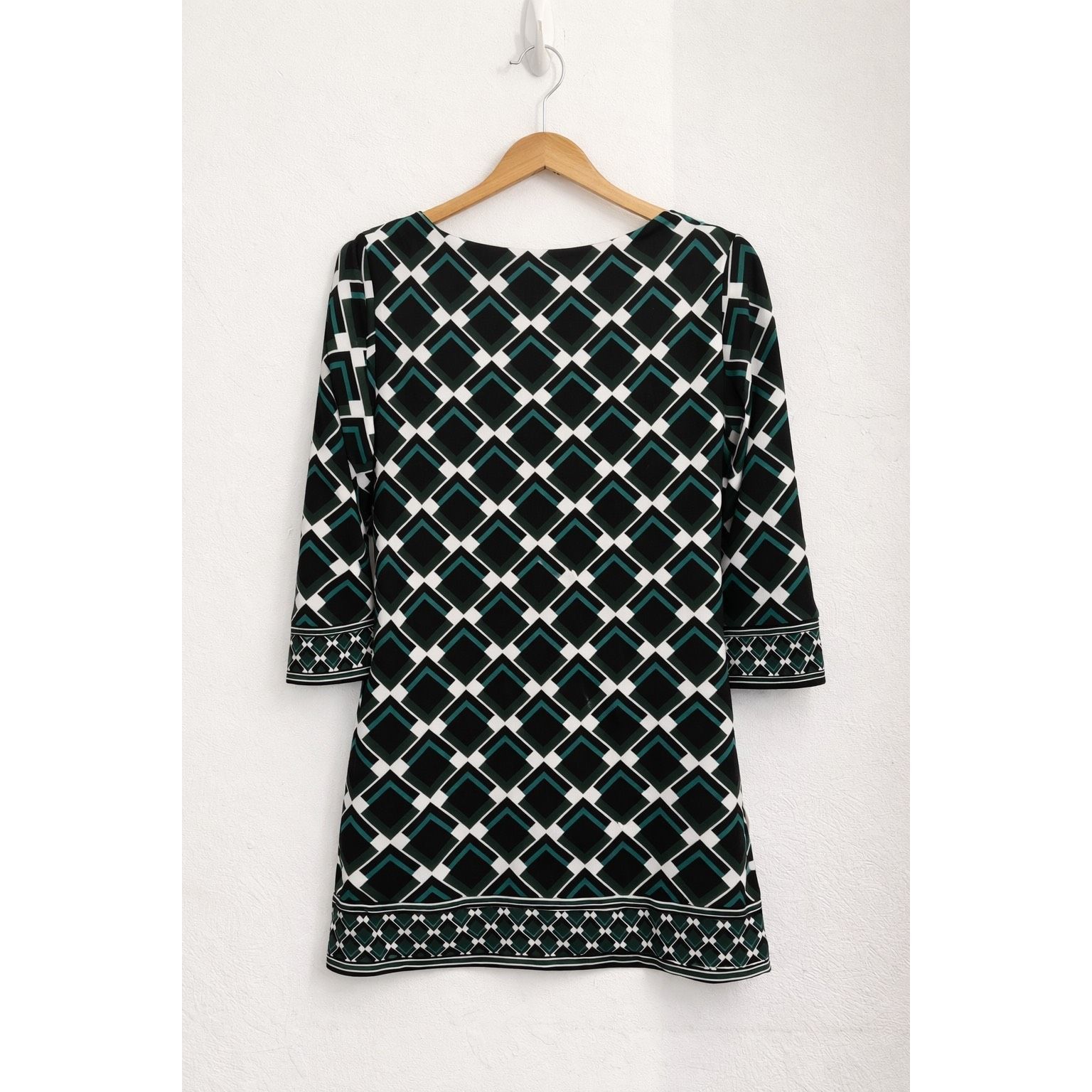White House Black Market NWT White House Black Market Geometric Shift Dress Bottle Gr Size S / US 4 / IT 40 - 2 Thumbnail
