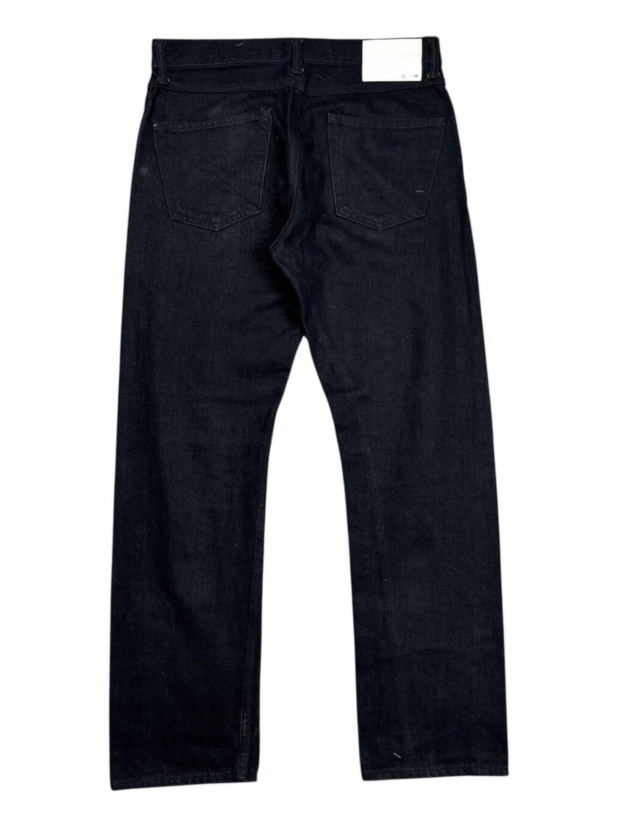 Takahiromiyashita The Soloist. Takahiro Miyashita The Soloist - Black Selvedge Denim Pants Size US 30 / EU 46 - 2 Thumbnail