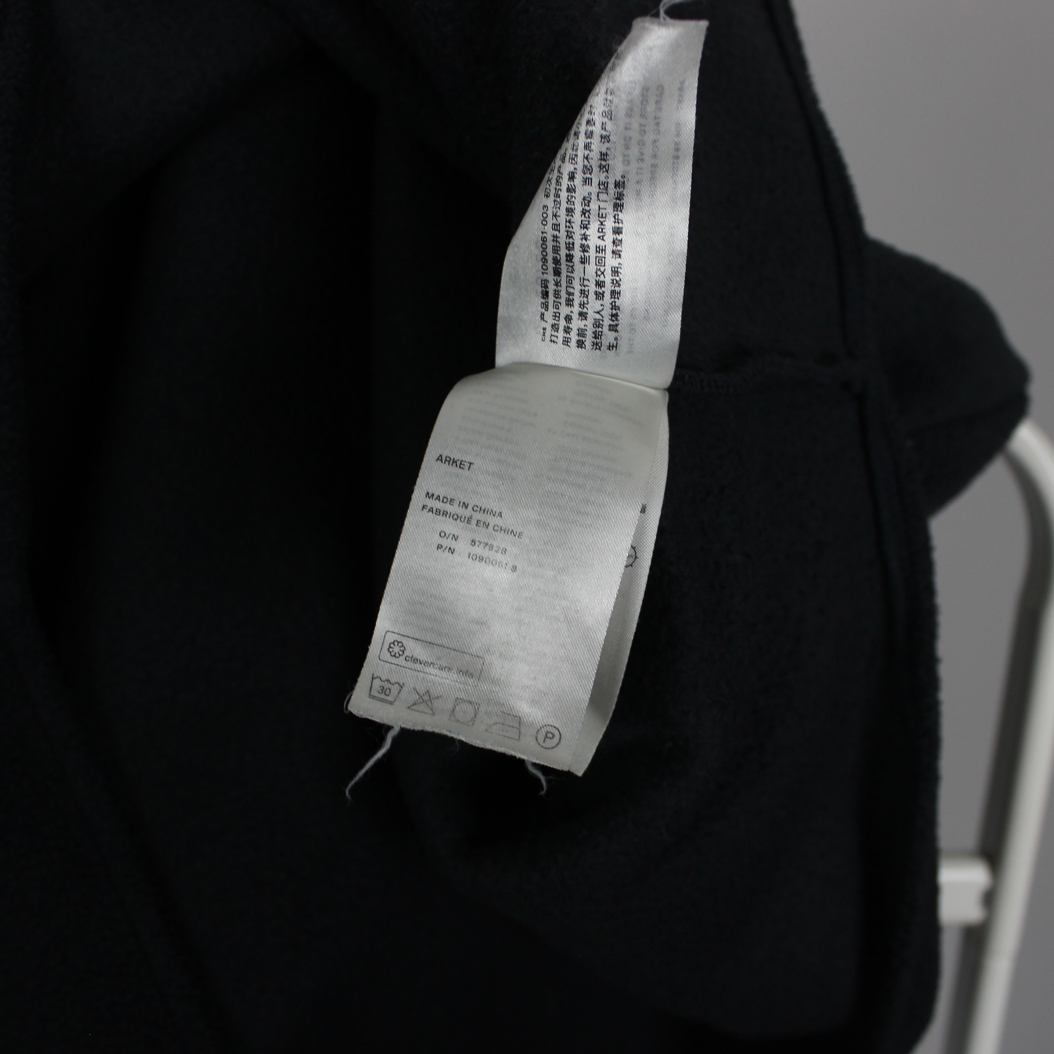 Arket Arket fleece jumper men black M L Size US M / EU 48-50 / 2 - 10 Thumbnail