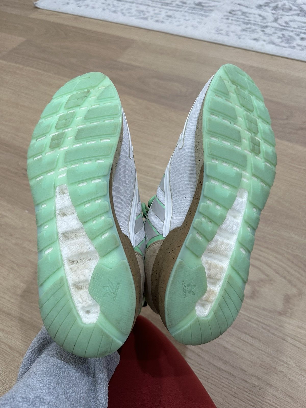 Adidas Adidas Boost ZX 2K Star Wars Mandalorian ‘Mudhorn’ Size US 10 / EU 43 - 7 Thumbnail