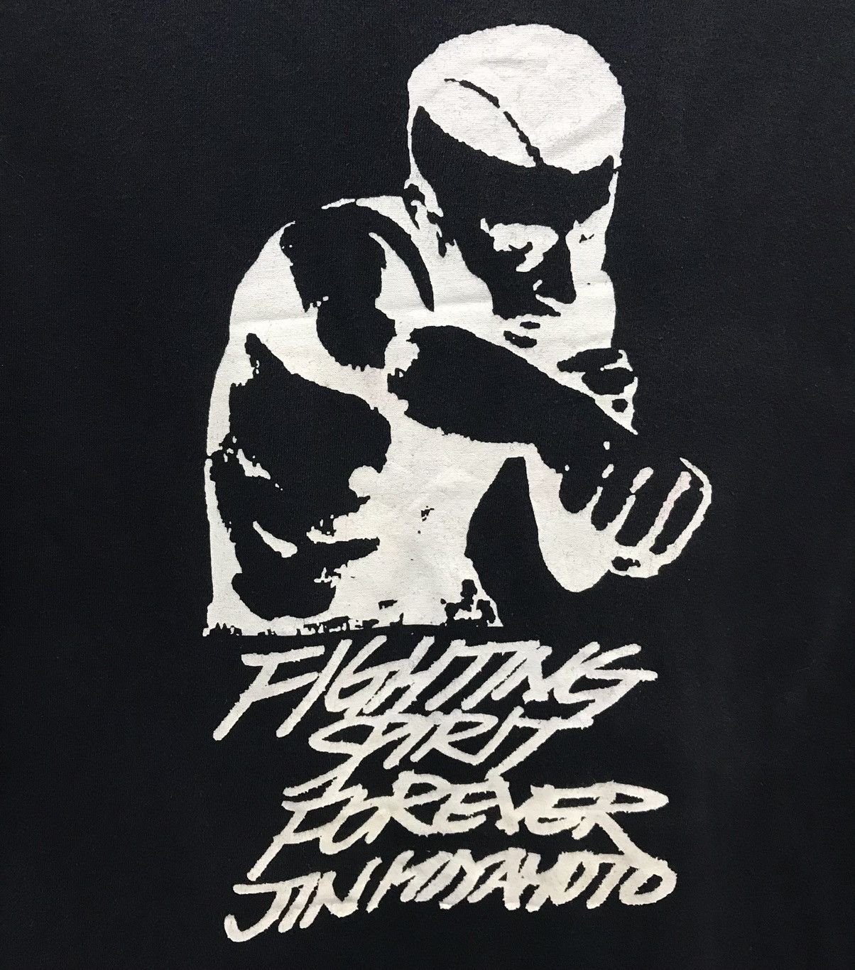Vintage Vintage Fighting Spirit Forever Jin Miyamoto Shirt Size US L / EU 52-54 / 3 - 3 Thumbnail