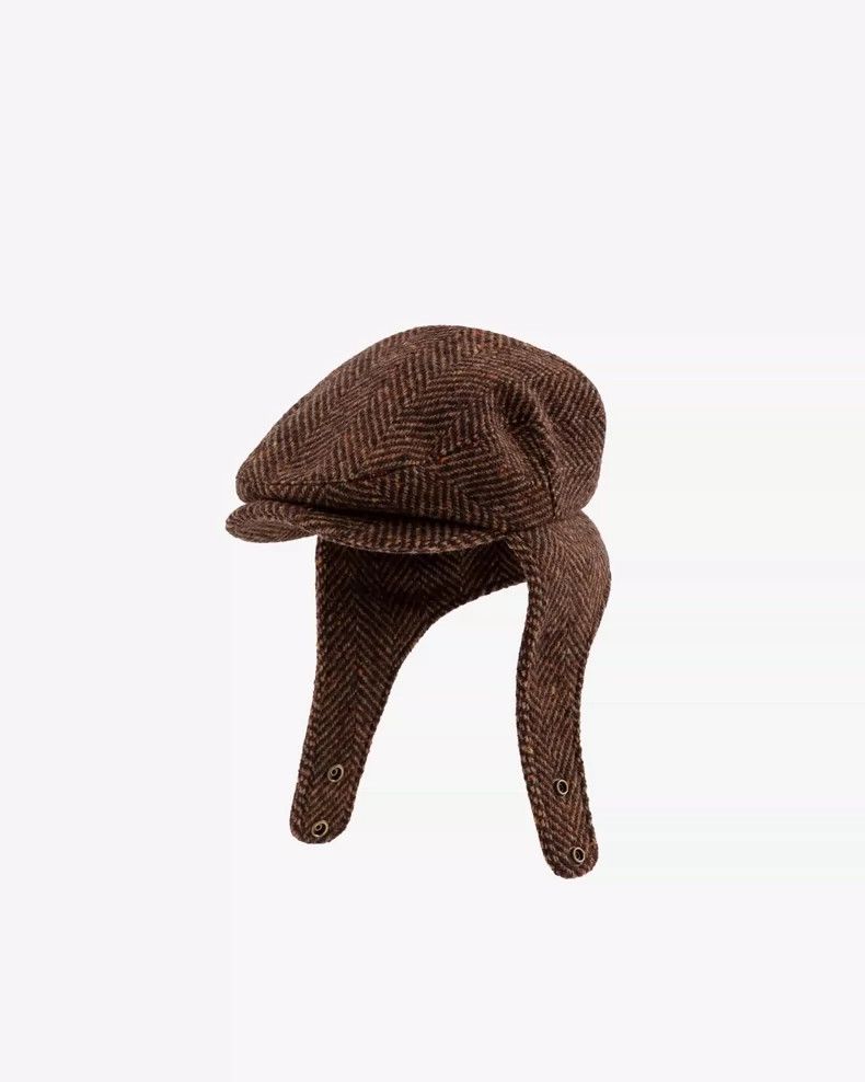 Aime Leon Dore Aime Leon Dore Herringbone Earflap Hat Size ONE SIZE - 1 Thumbnail