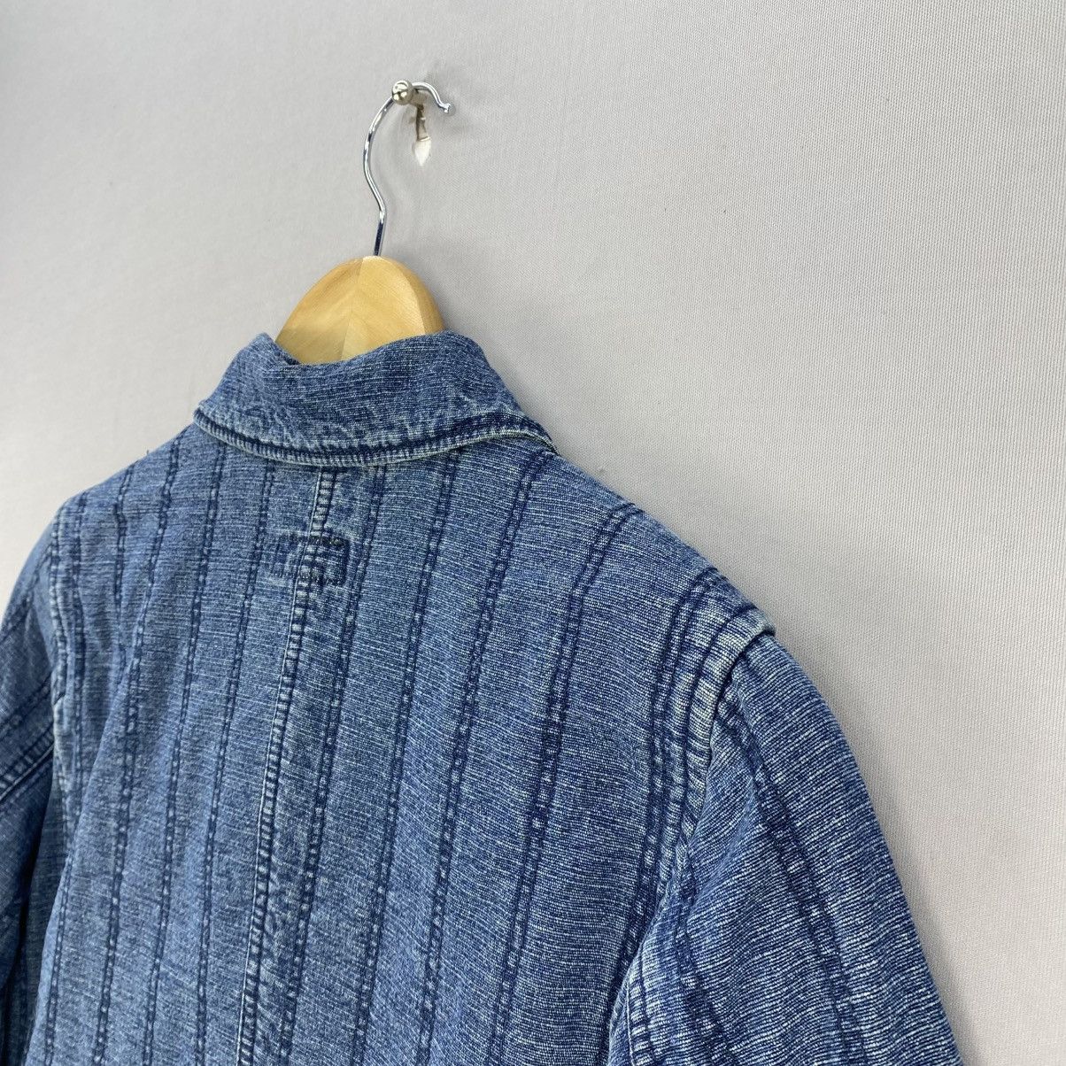 Japanese Brand VertDense Japanese Workwear Style Denim Jacket Selvedge Look Size XS / US 0-2 / IT 36-38 - 5 Thumbnail