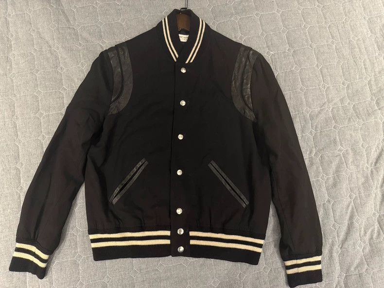 Saint Laurent Paris Saint Laurent Paris Leather baseball jersey-2506 Size US M / EU 48-50 / 2 - 2 Thumbnail