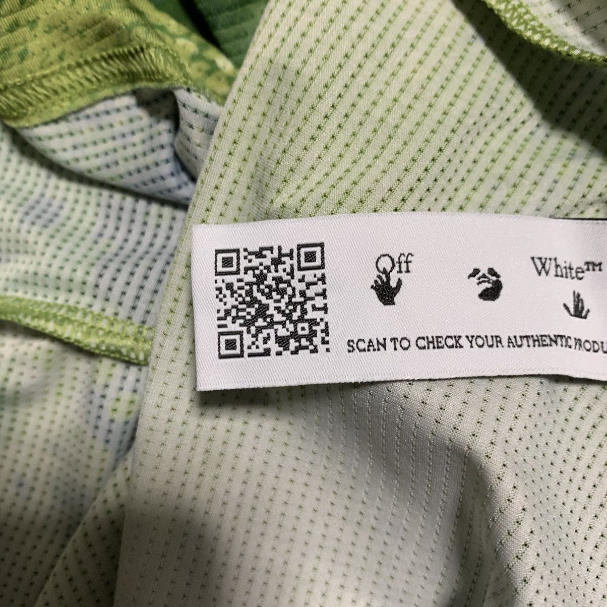 Off-White Off White Medium Active Camo Logo Green Tee Virgil Abloh Size US M / EU 48-50 / 2 - 10 Thumbnail