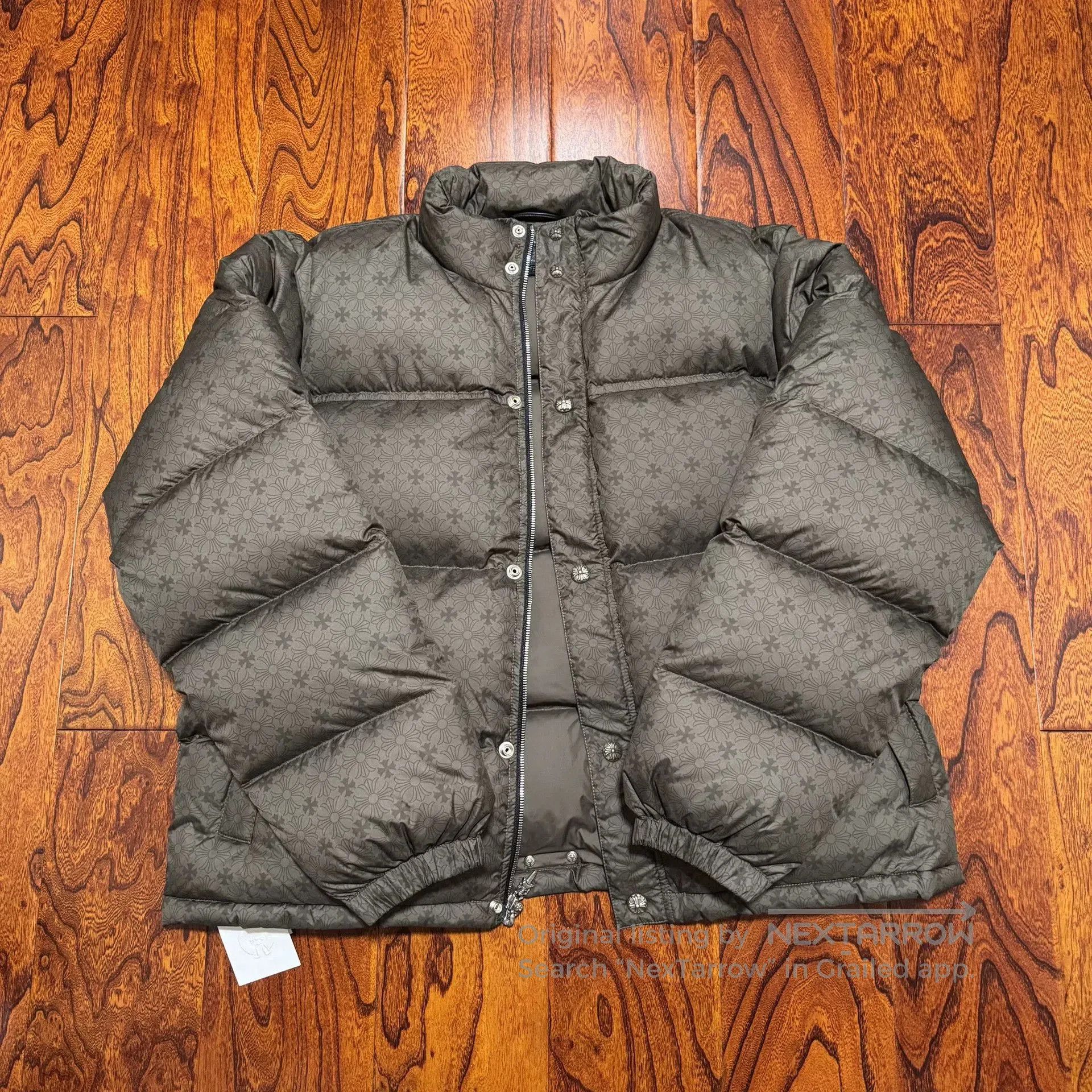 Chrome Hearts chrome hearts olive green puffer jacket. Size US L / EU 52-54 / 3 - 1 Thumbnail