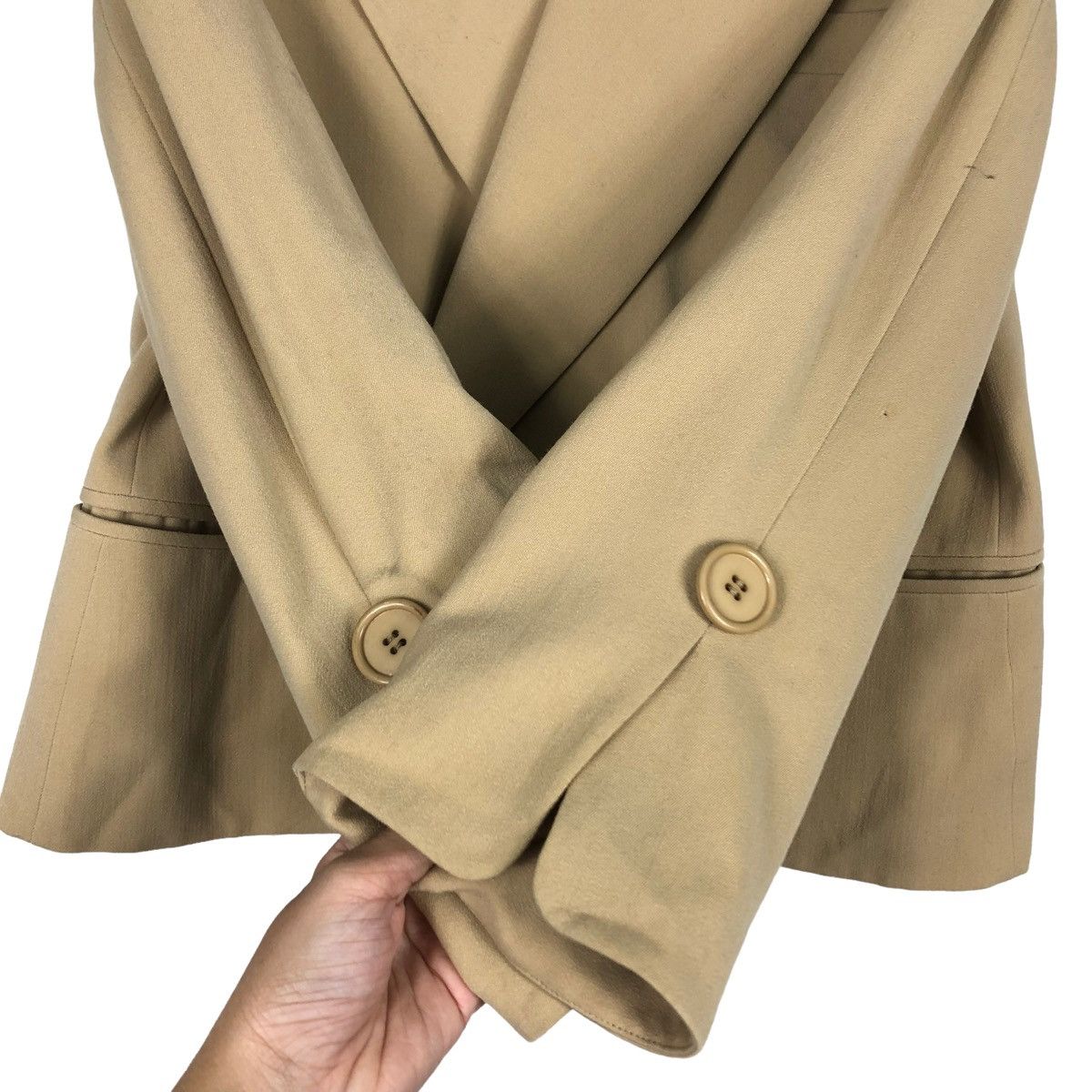 Christian Dior Monsieur 🔥Vtg Cropped Coats Jacket Christian Dior Size L / US 10 / IT 46 - 13 Thumbnail