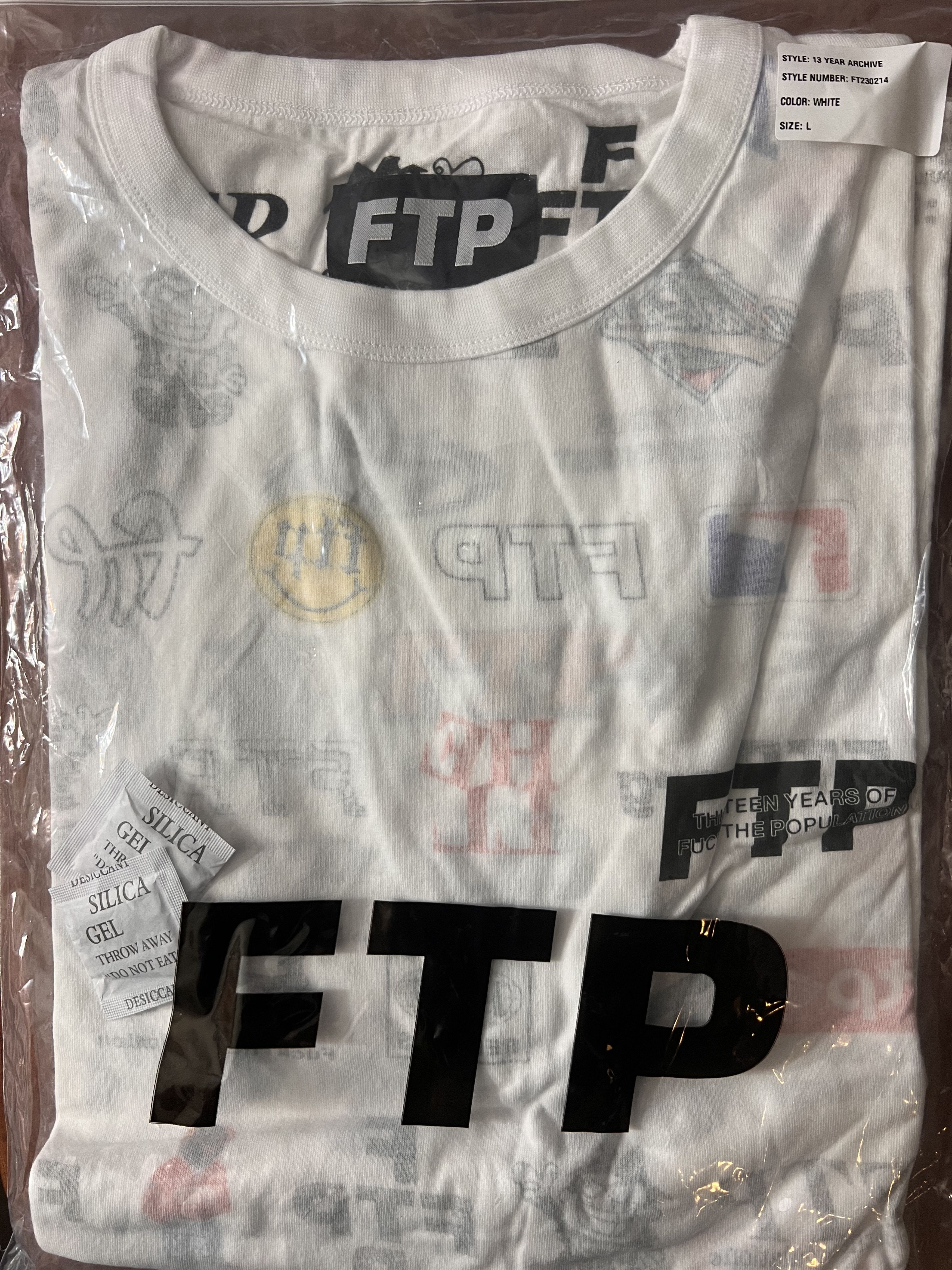Fuck The Population 13 Year Archive Tee Size US L / EU 52-54 / 3 - 3 Thumbnail