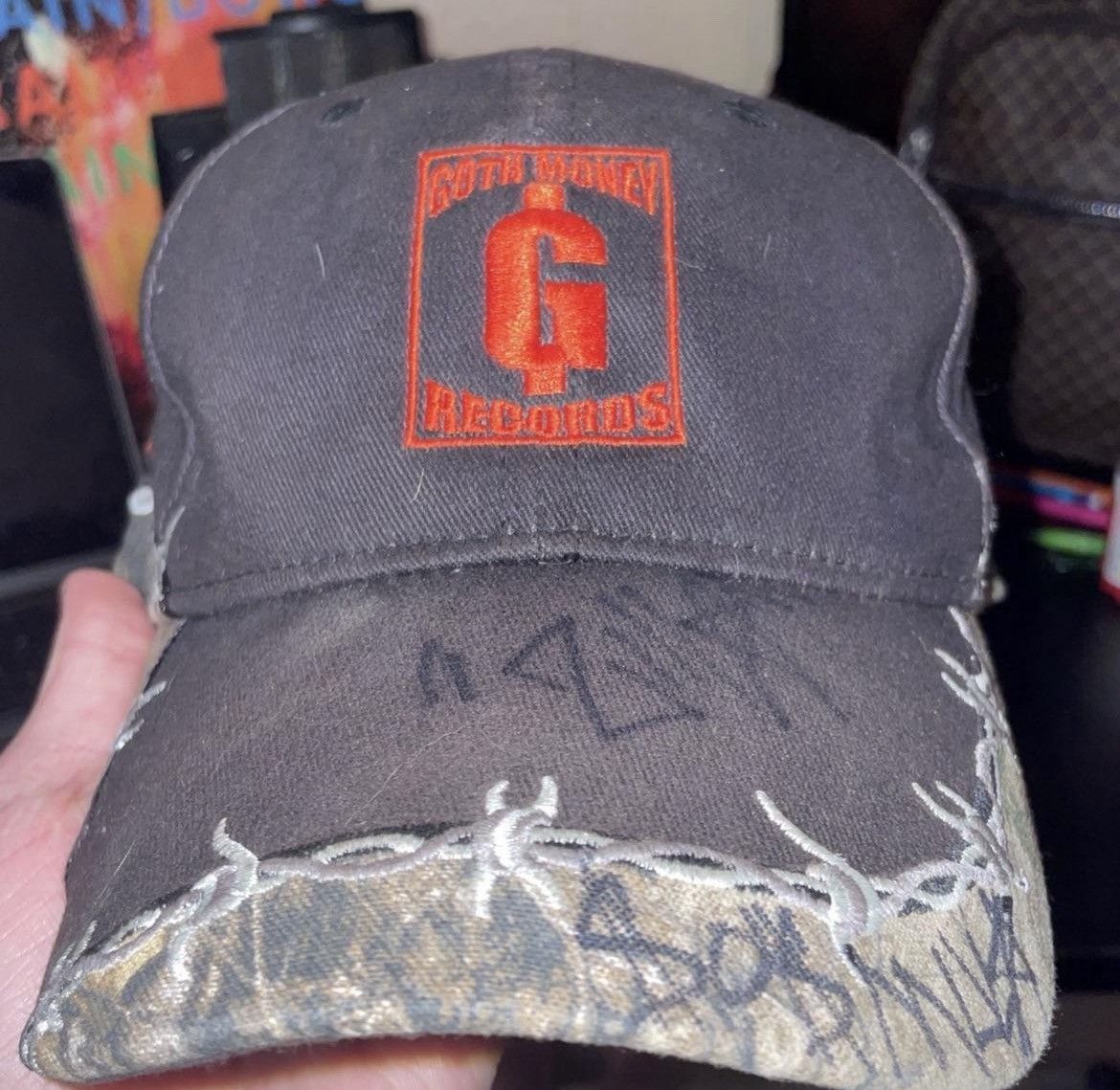 Other goth money records x DownaRoad camo hat Size ONE SIZE - 1 Thumbnail