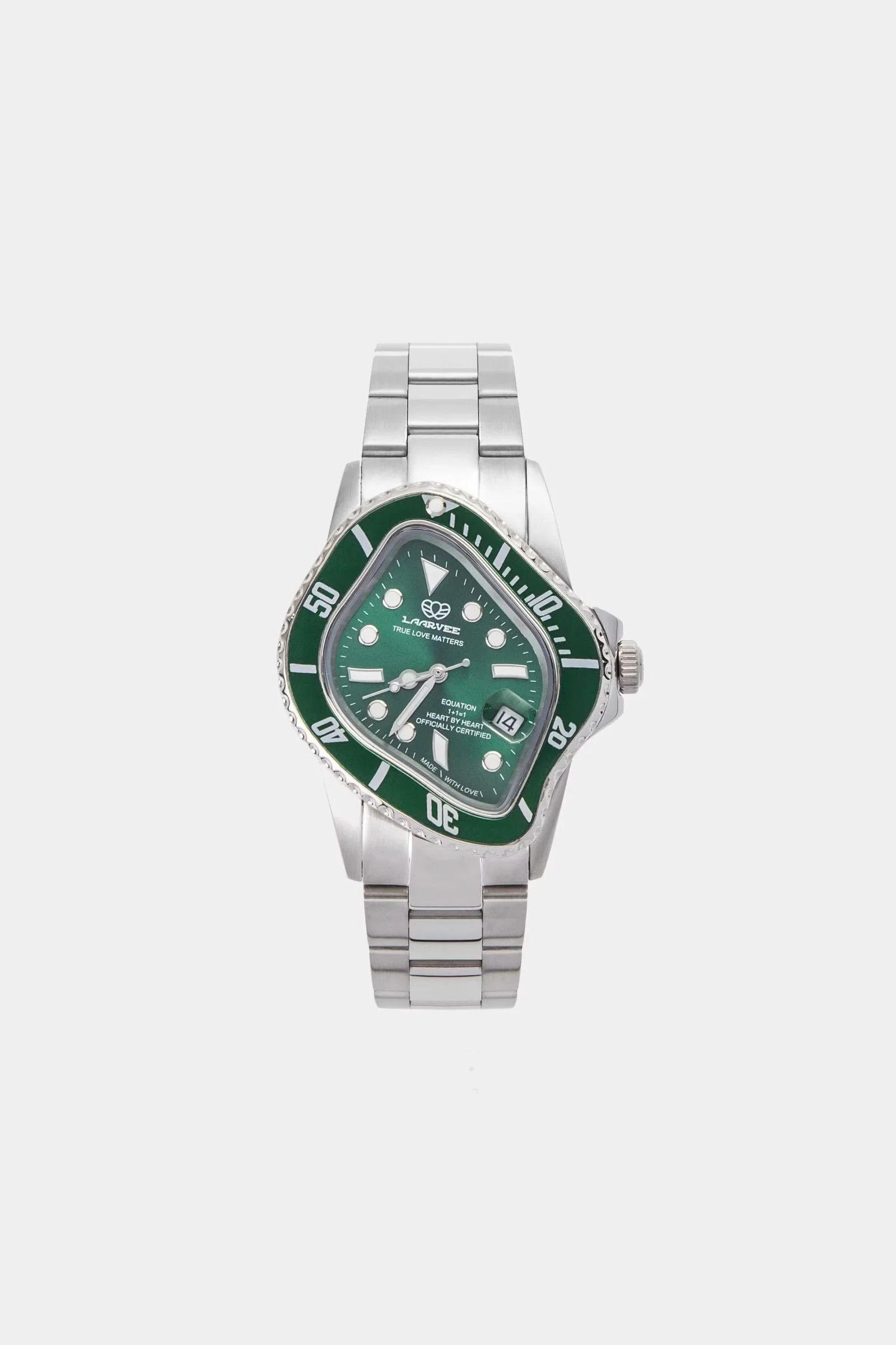 Laarvee PEA001 Crash Watch - Green Dial / Green Bezel | Grailed