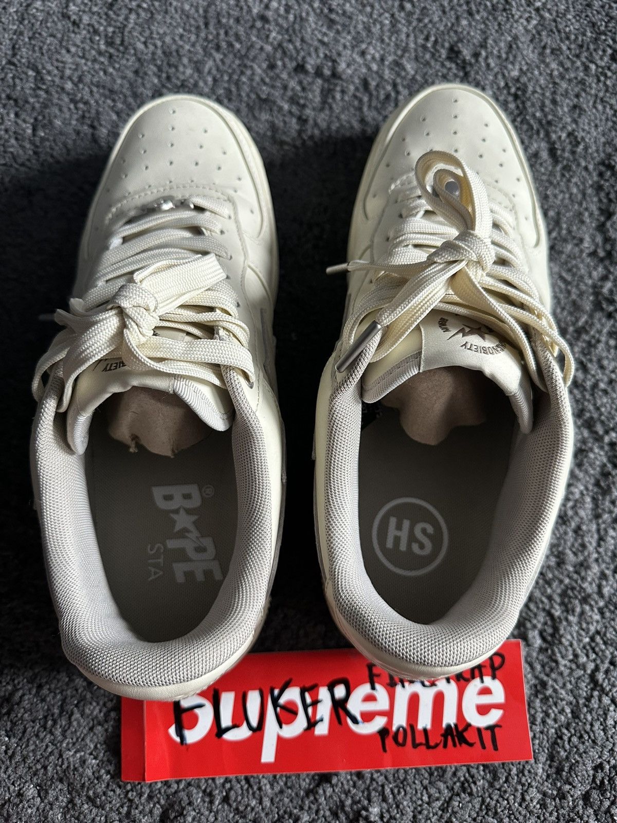 Bape × Highsnobiety BAPE x Highsnobiety BAPE STA in the "Ivory" Size US 10 / EU 43 - 8 Thumbnail