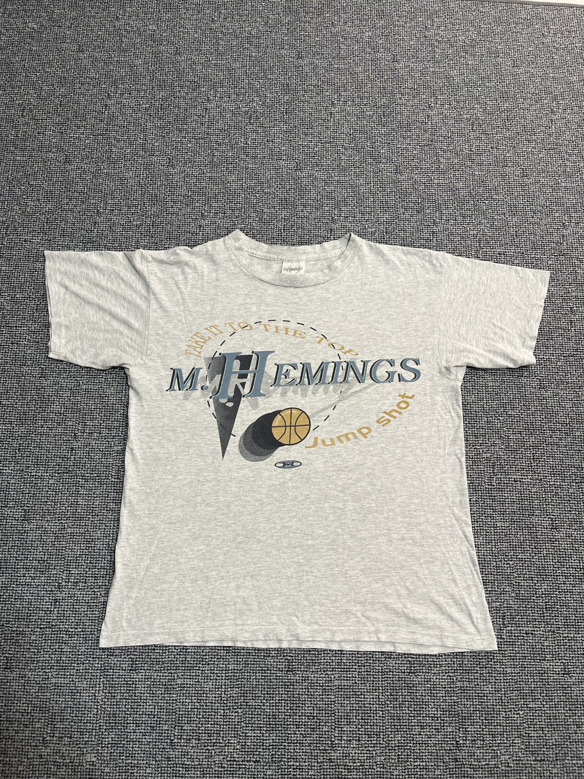 NBA Vintage M.Hemings Nba Shirt all single stich micheal jordan Size US M / EU 48-50 / 2 - 7 Thumbnail