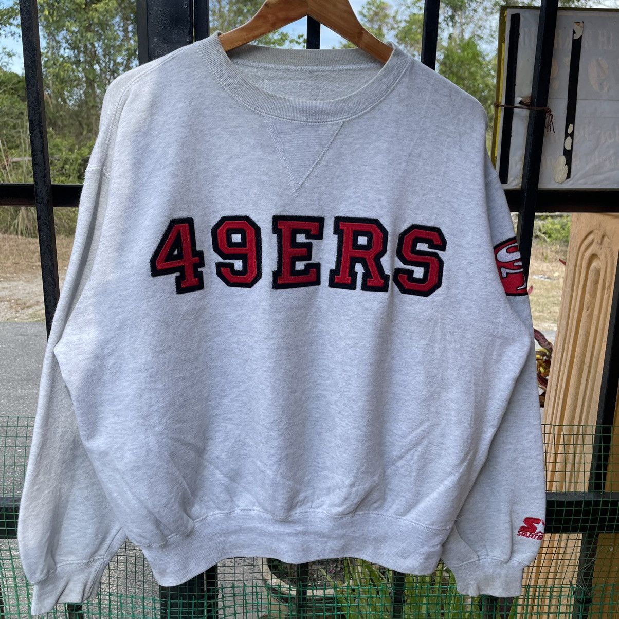 Starter 🔥Vintage 90s San Francisco 49ers Big Logo Boxy Sweatshirts Size US M / EU 48-50 / 2 - 5 Thumbnail