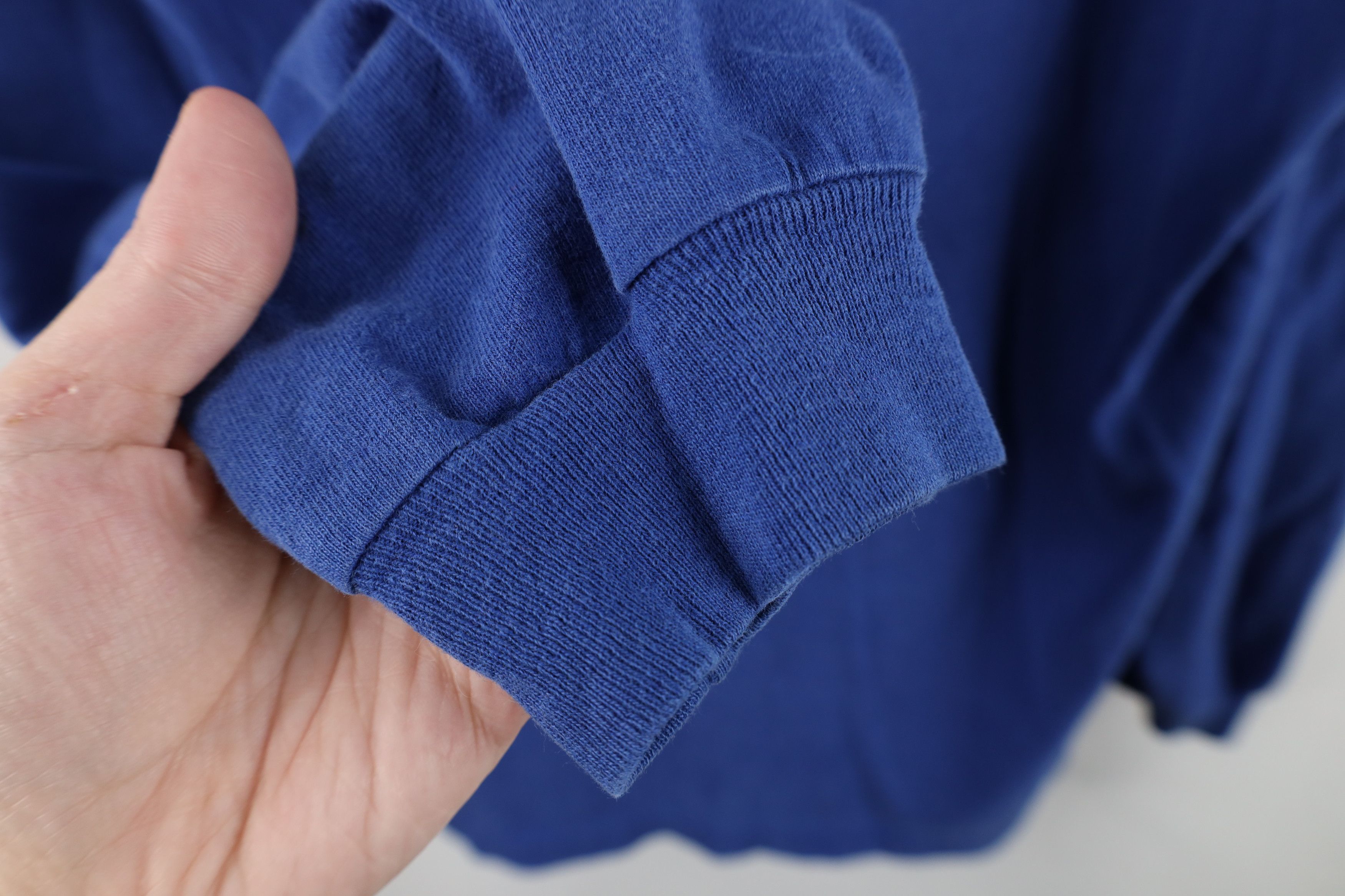 Starter Vintage 90s Starter Spell Long Sleeve T-Shirt Blue Cotton Size US L / EU 52-54 / 3 - 10 Thumbnail