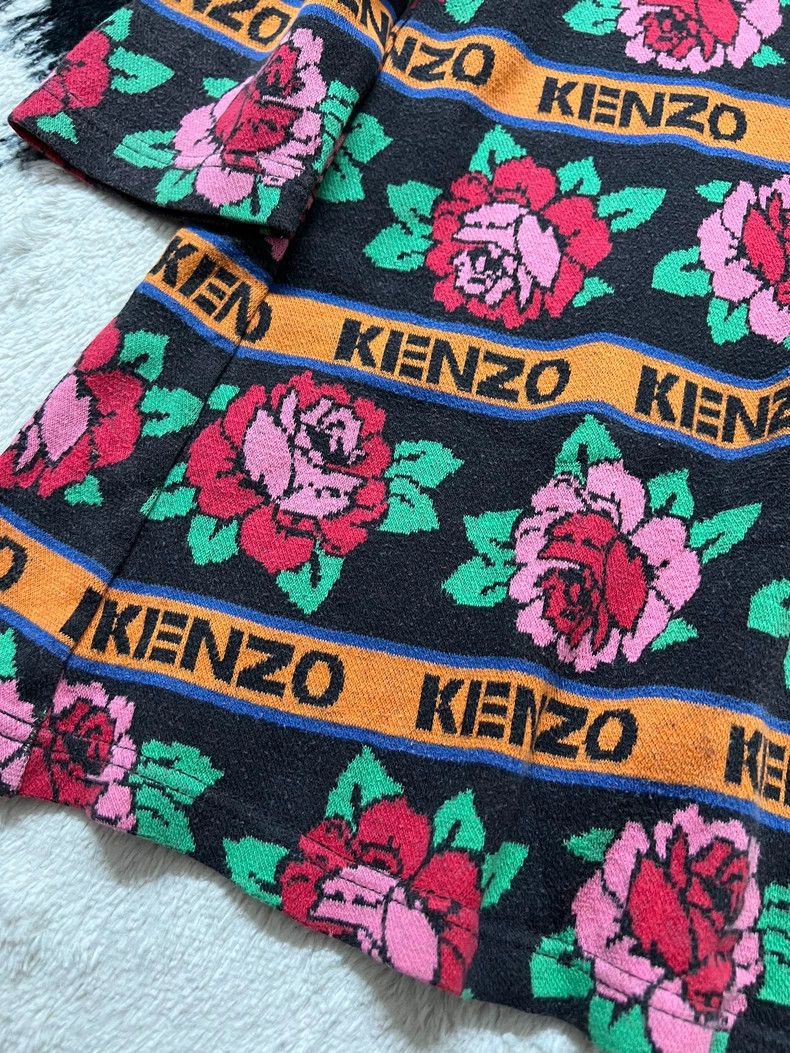 Kenzo KENZO Full print logo classic flower shirt Size M / US 6-8 / IT 42-44 - 3 Thumbnail
