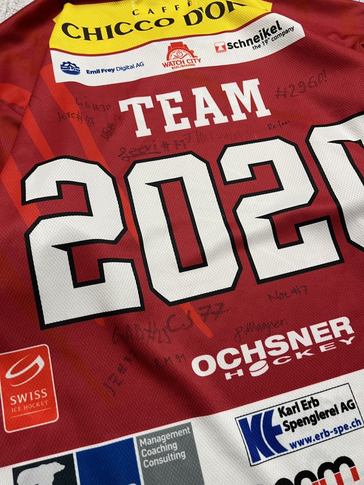 NHL Swiss Eastern Selects Team 2022 Signed Hockey Jersey Rare Size US L / EU 52-54 / 3 - 9 Thumbnail