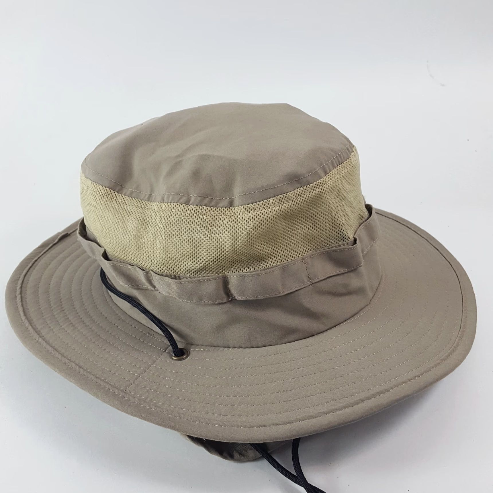 Vintage VINTAGE Silverbait Khaki Vented Outdoor Boonie Bucket Hat M Beige 90s Retro Baseball Sun Outdoor Mens Hat Size ONE SIZE - 6 Thumbnail