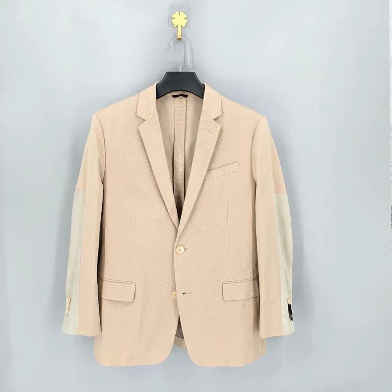 Fendi Fendi Lightly suede stitched suit Size 52S - 1 Thumbnail