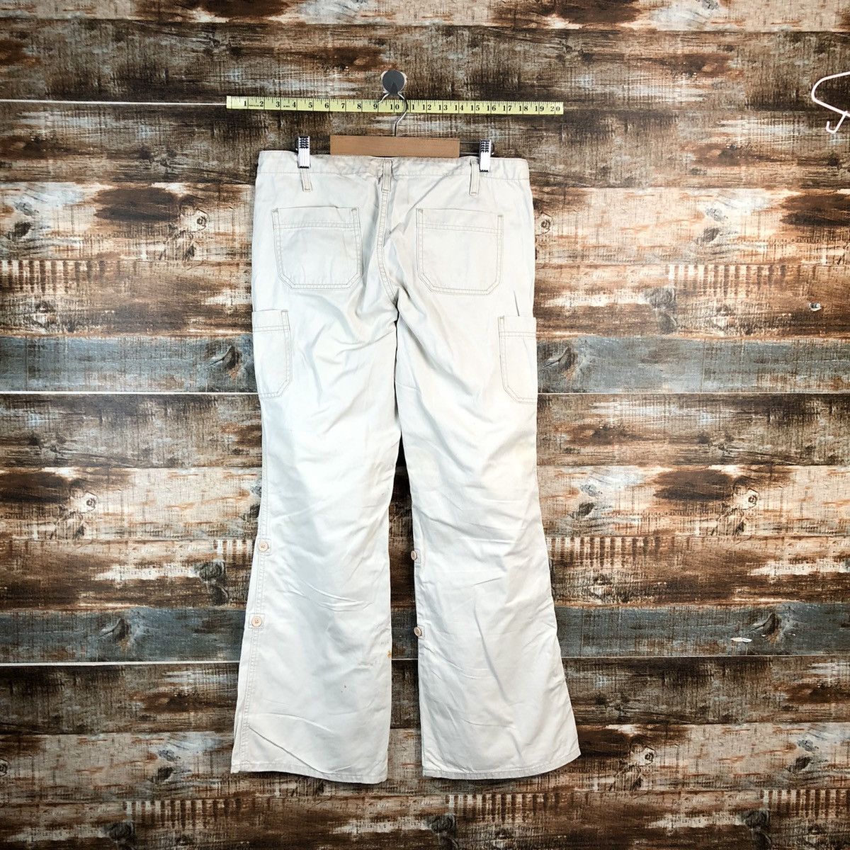 L.E.I. Lei White Cargo utility Multipocket Pants #A2440 Size 30" / US 8 / IT 44 - 16 Thumbnail