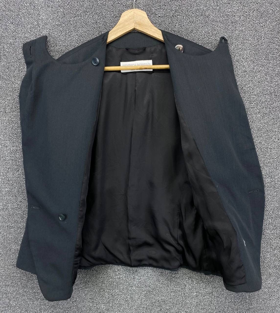 Vintage Vintage Federica Borello Wool Coat Cardigan Jacket Size S / US 4 / IT 40 - 6 Thumbnail