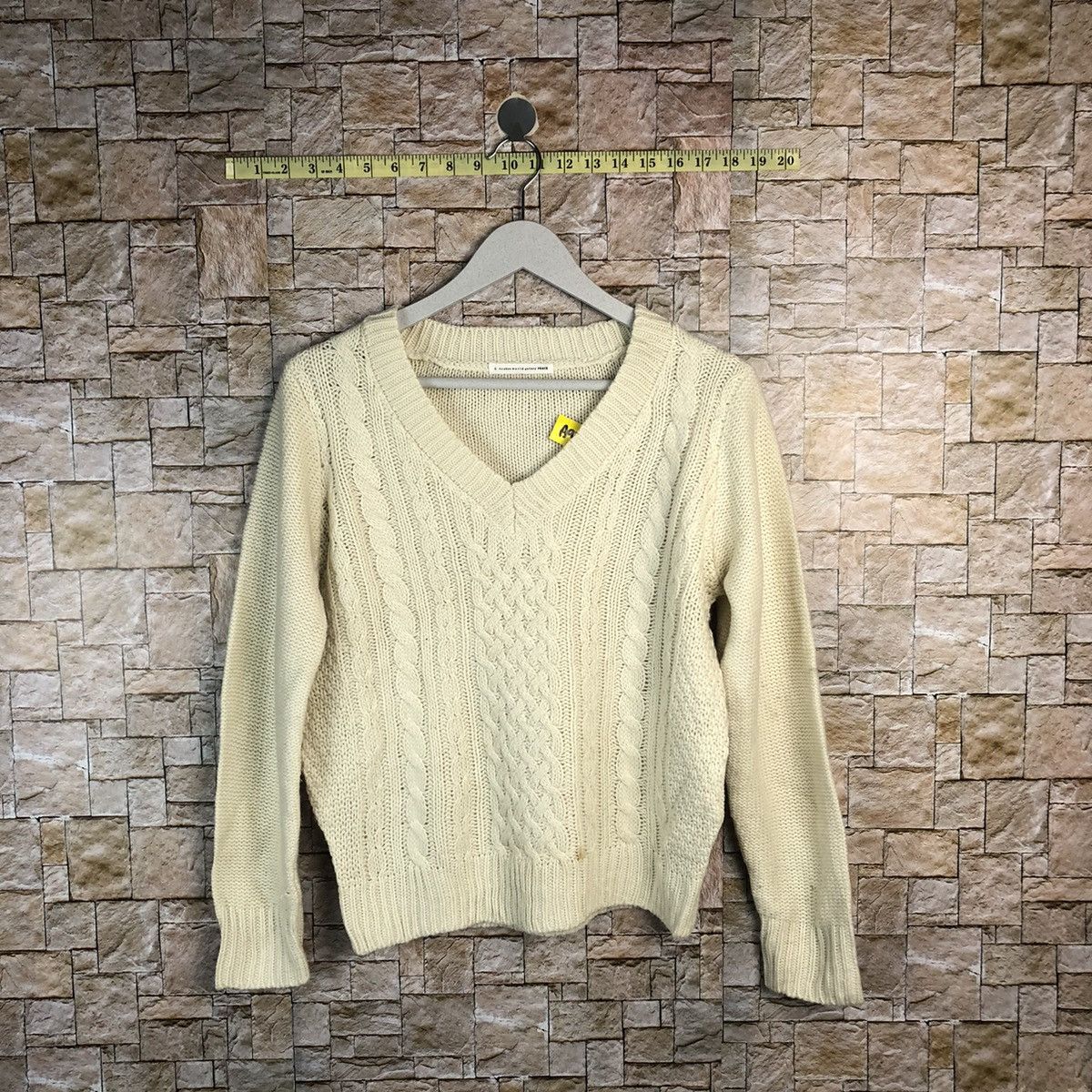 Homespun Knitwear × Japanese Brand Hypen Worl Gallery White Knitwear #A922 Size M / US 6-8 / IT 42-44 - 1 Thumbnail