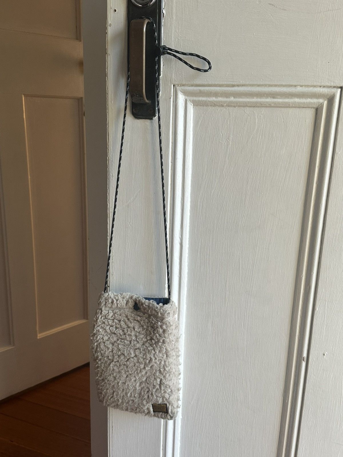 Kapital KAPITAL Boa Fleece Small Satchel Bag White One Size Size ONE SIZE - 6 Thumbnail